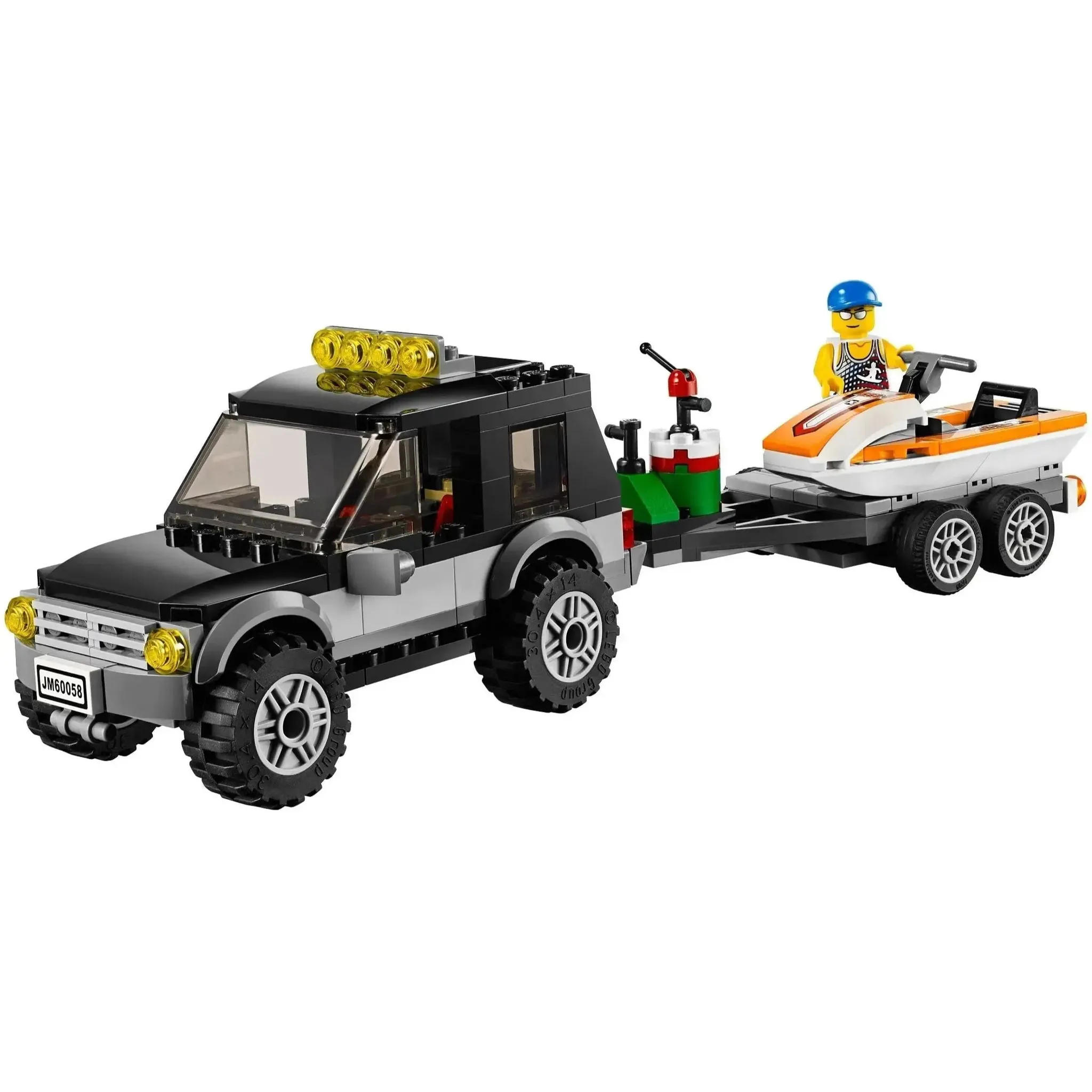 LEGO [City] - SUV with Watercraft Building Set - Great Vehicles Series (60058) - Image 3