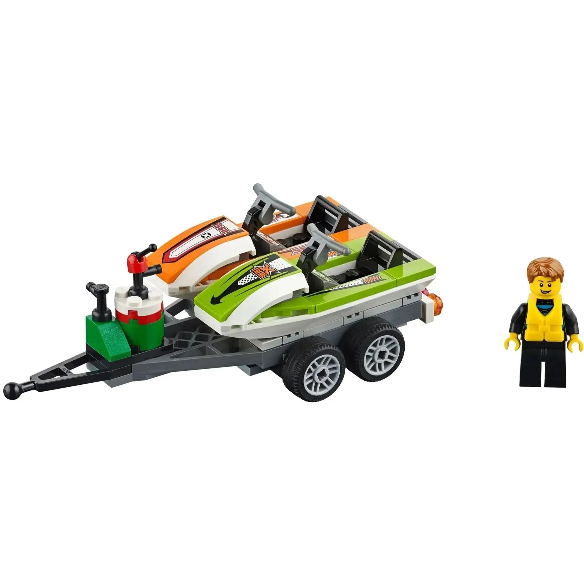 LEGO [City] - SUV with Watercraft Building Set - Great Vehicles Series (60058) - Image 5