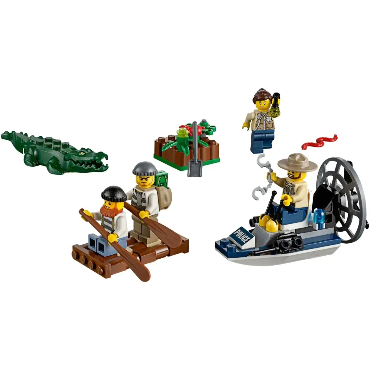 LEGO [City] - Swamp Police Starter Building Set - Swamp Police Series (60066) - Image 2