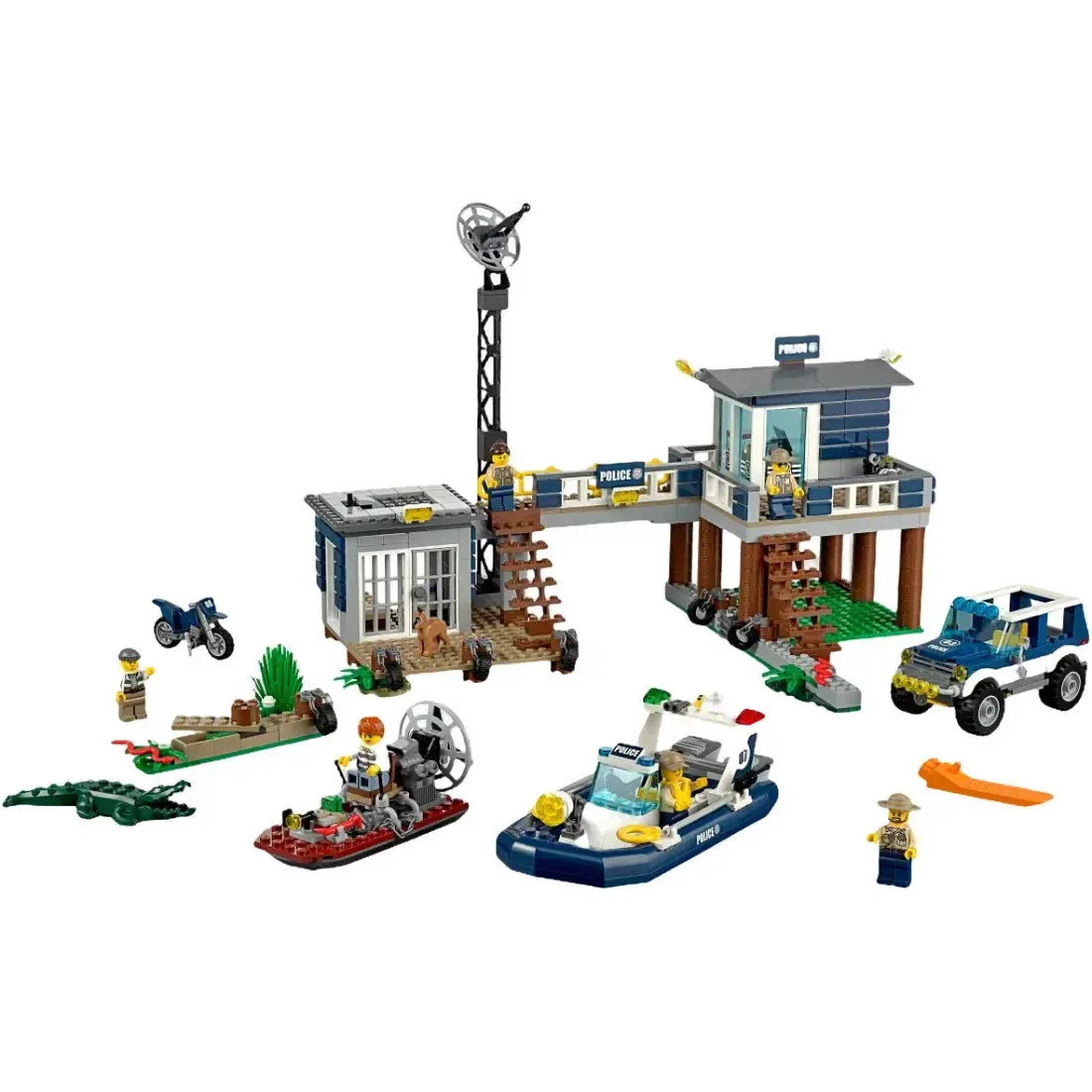LEGO [City] - Swamp Police Station Building Set - Swamp Police Series (60069) - Image 2