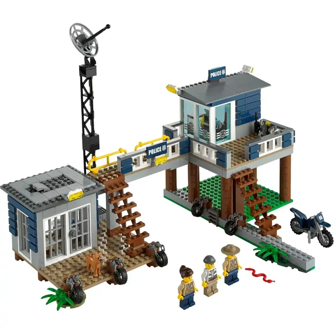 LEGO [City] - Swamp Police Station Building Set - Swamp Police Series (60069) - Image 5