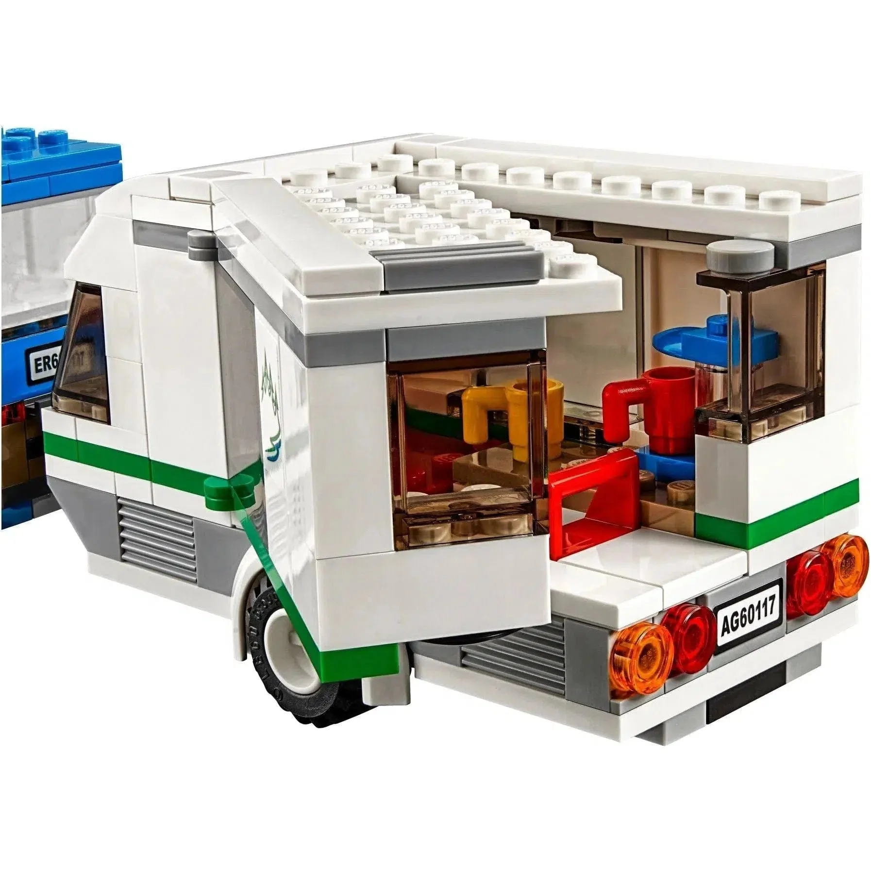 LEGO [City] - Van & Caravan Building Set - Great Outdoors Series (60117) - Image 5