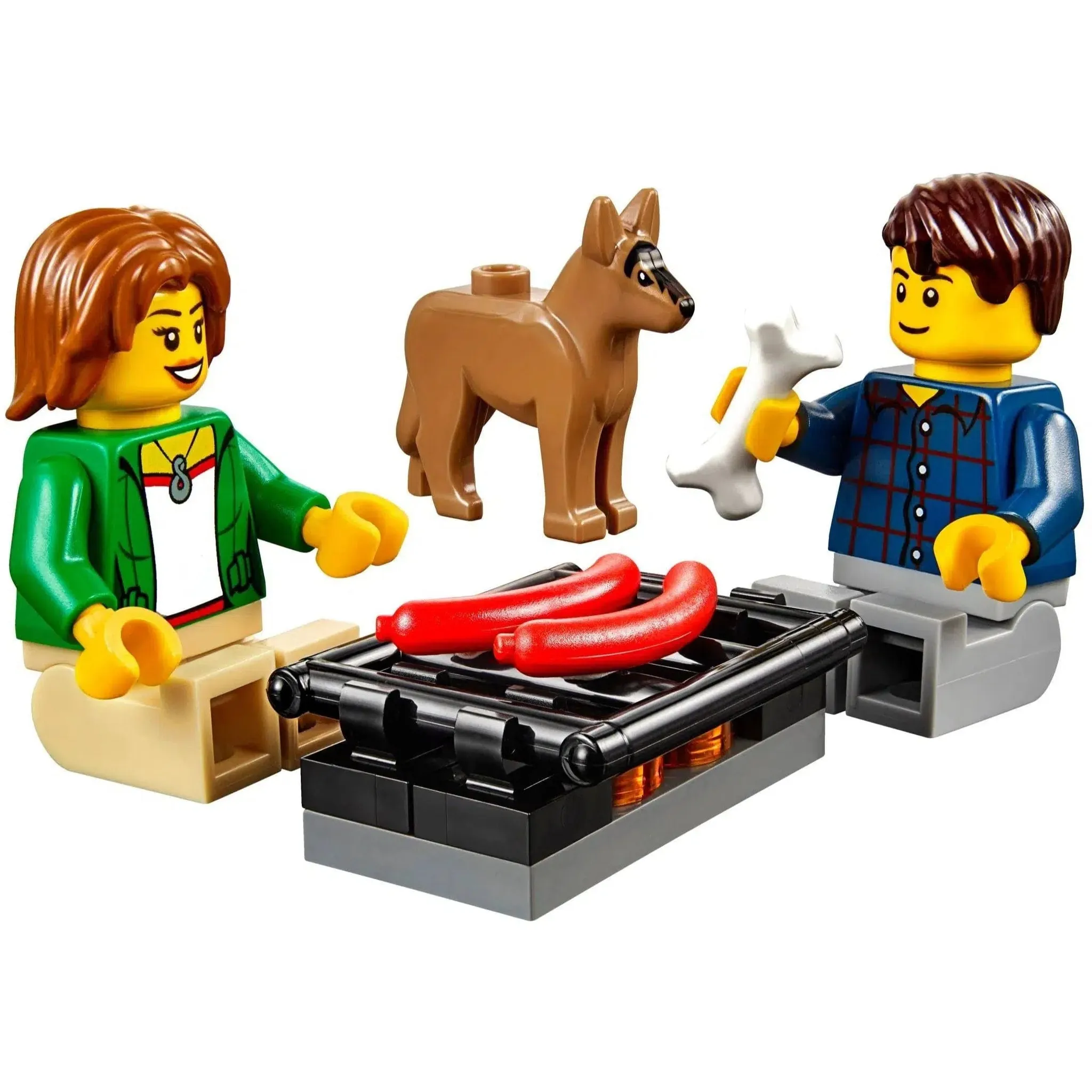 LEGO [City] - Van & Caravan Building Set - Great Outdoors Series (60117) - Image 7