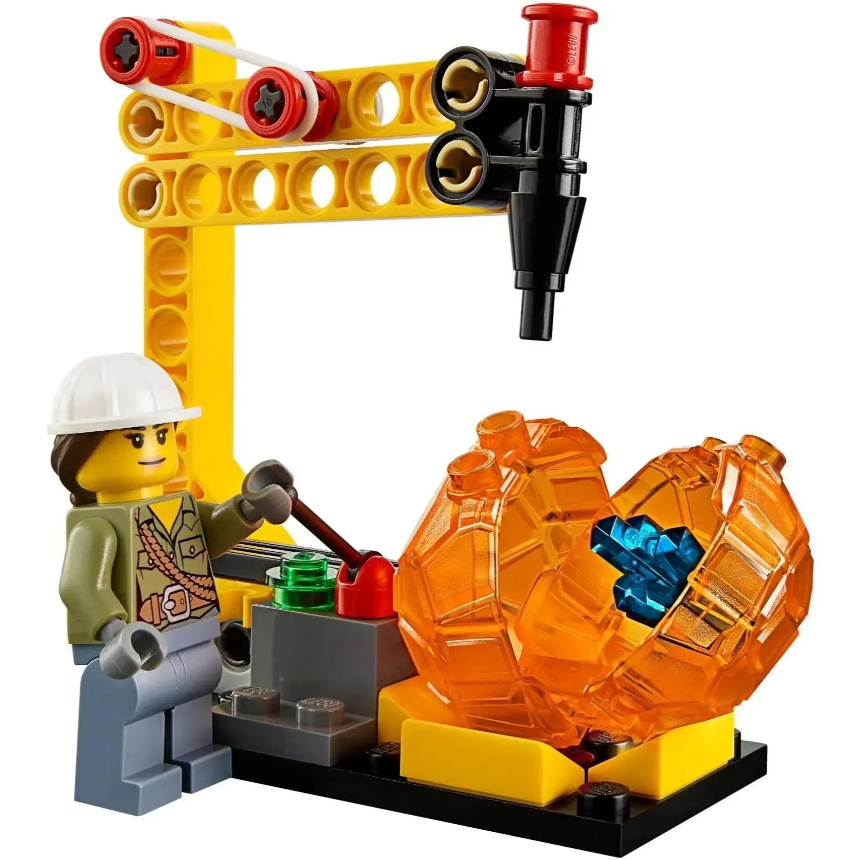 LEGO [City] - Volcano Supply Helicopter Building Set - Volcano Explorers Series (60123) - Image 9