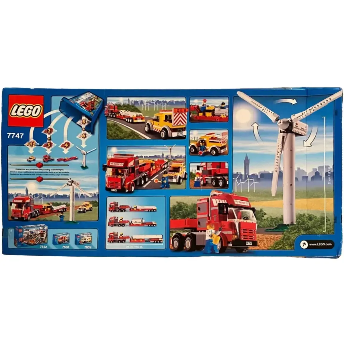 LEGO [City] - Wind Turbine Transport Building Set - General Series (7747) - Image 3