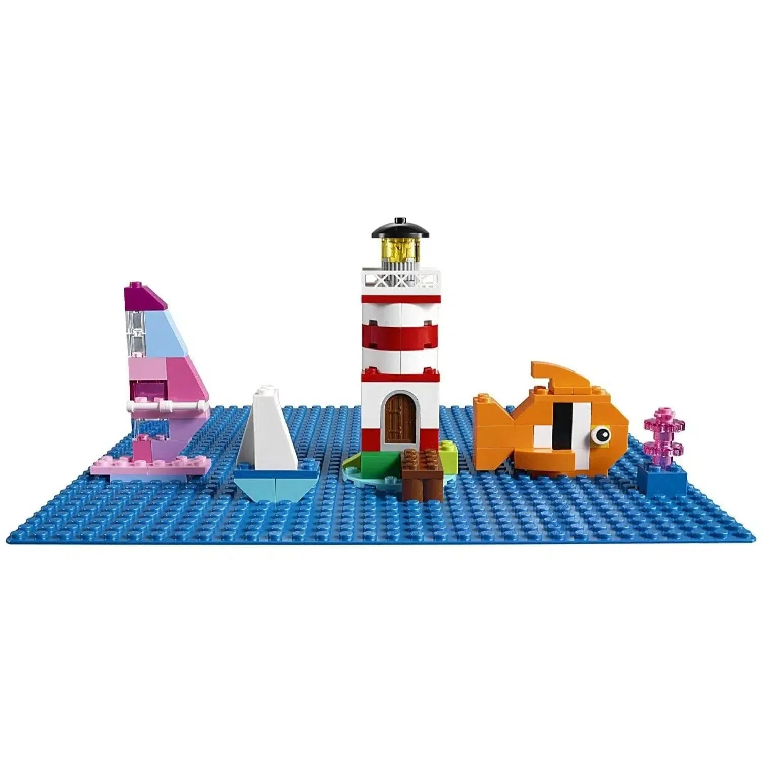 LEGO [Classic] - Blue Baseplate Building Set - Baseplate Series (10714) - Image 3