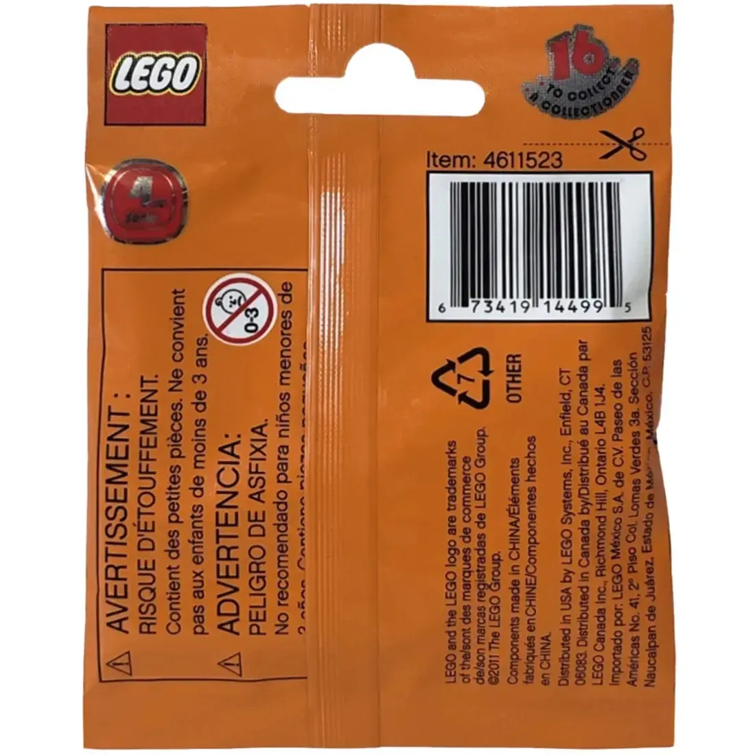 LEGO [Collectible Minifigures] - Minifigure Blind Bag - Series 4 (8804) - Image 3