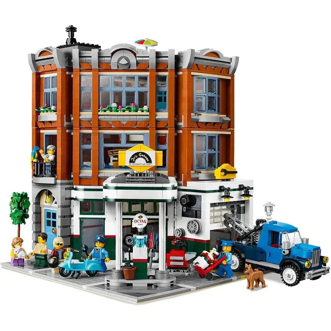LEGO [Creator Expert] - Corner Garage Building Set - Modular Buildings Collection Series (10264) - Image 2