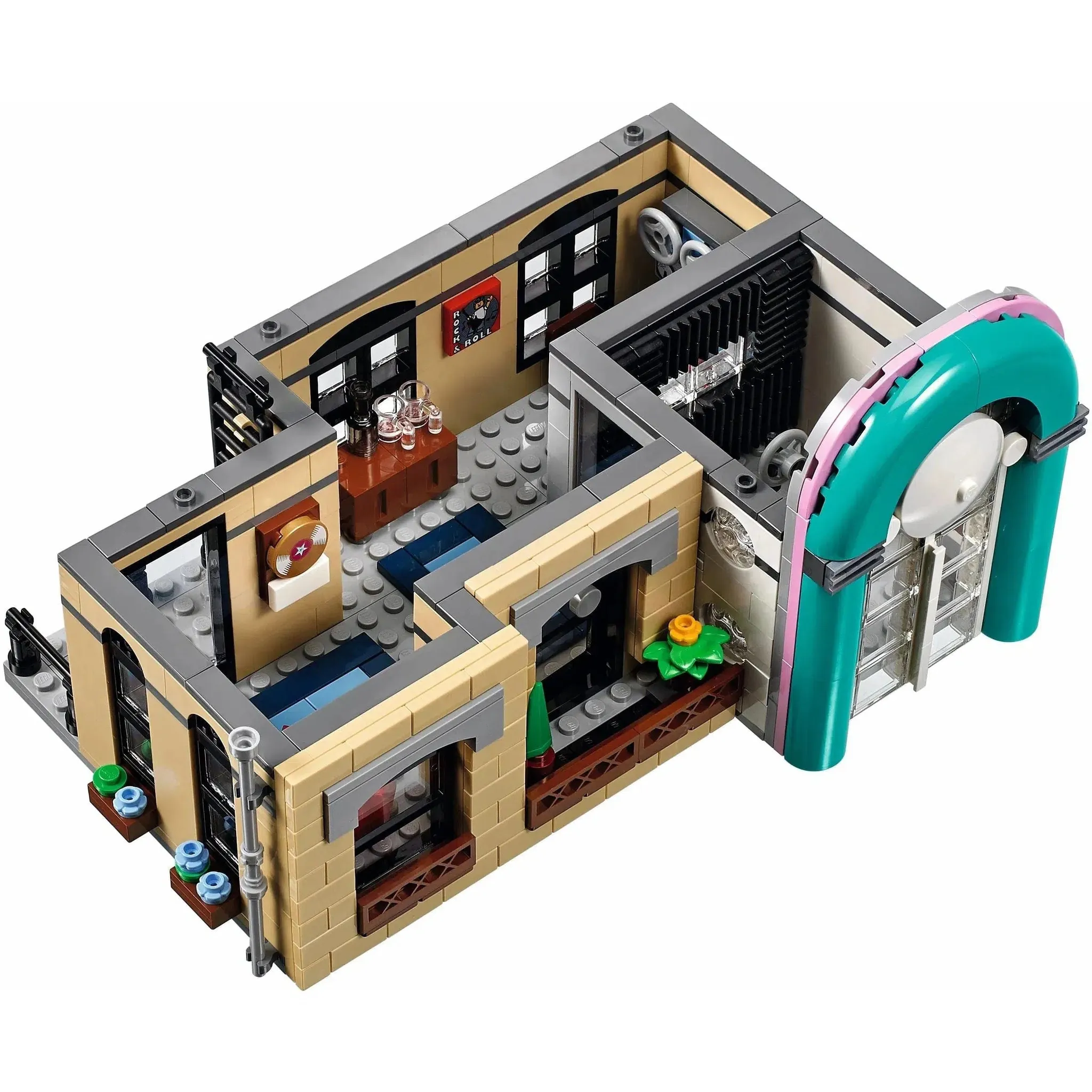 LEGO [Creator Expert] - Downtown Diner Building Set - Modular Buildings Collection Series (10260) - Image 6