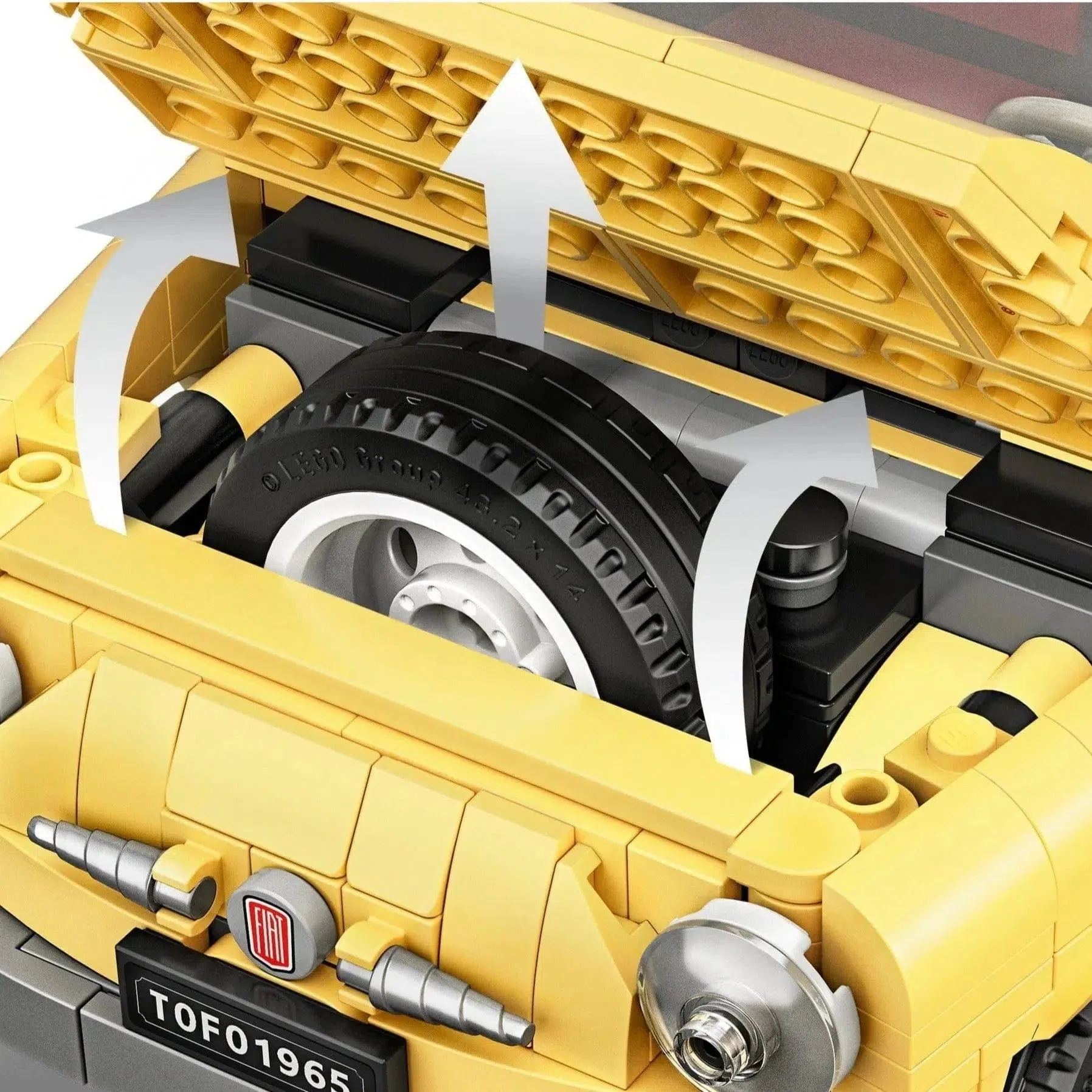 LEGO [Creator Expert] - Fiat 500 Building Set - Vehicles Series (10271) - Image 7