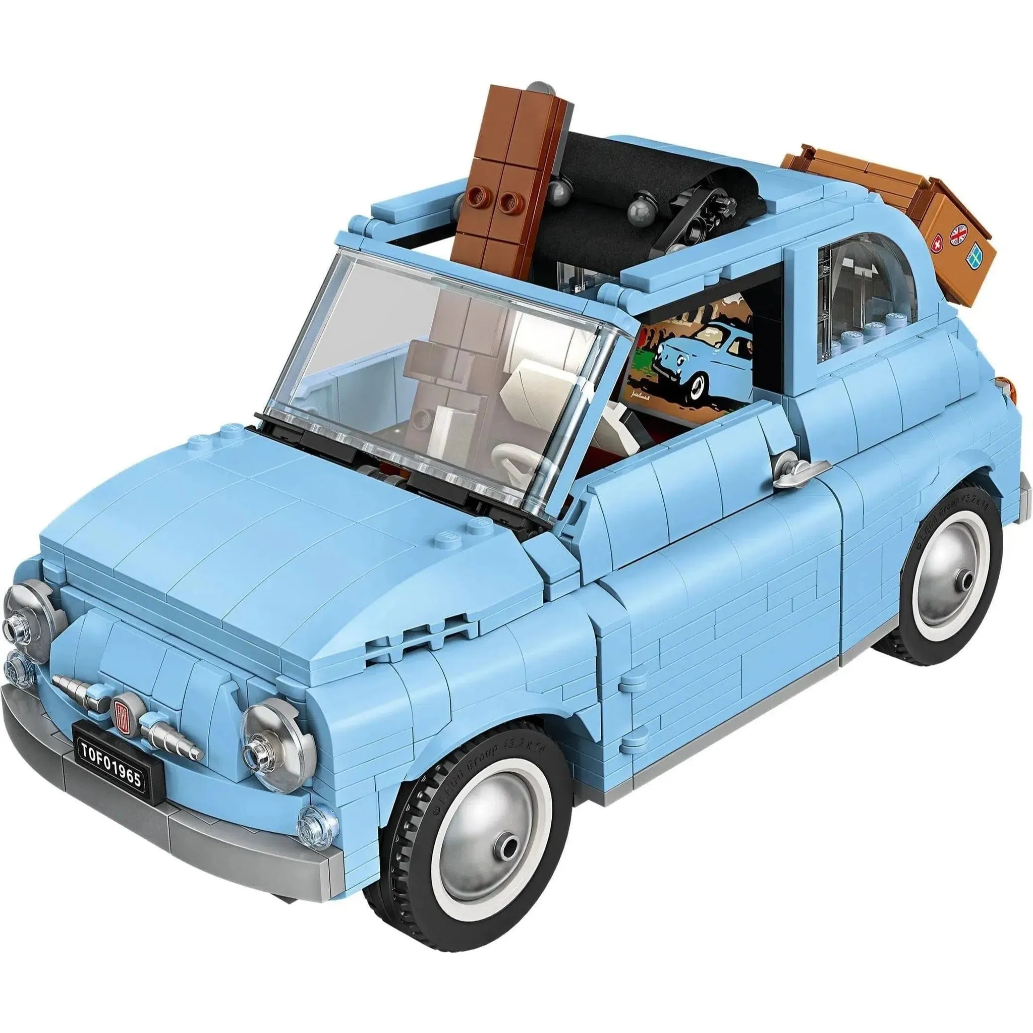LEGO [Creator Expert] - Fiat 500 Building Set - Vehicles Series (77942) - Image 2