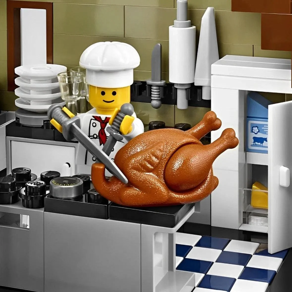LEGO [Creator Expert] - Parisian Restaurant Building Set - Modular Buildings Collection Series (10243) - Image 12