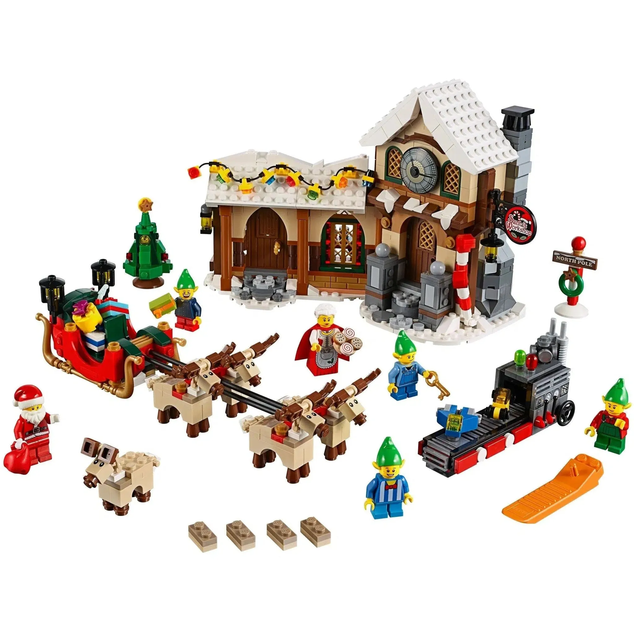 LEGO [Creator Expert] - Santa's Workshop Building Set - Winter Village Collection Series (10245) - Image 2