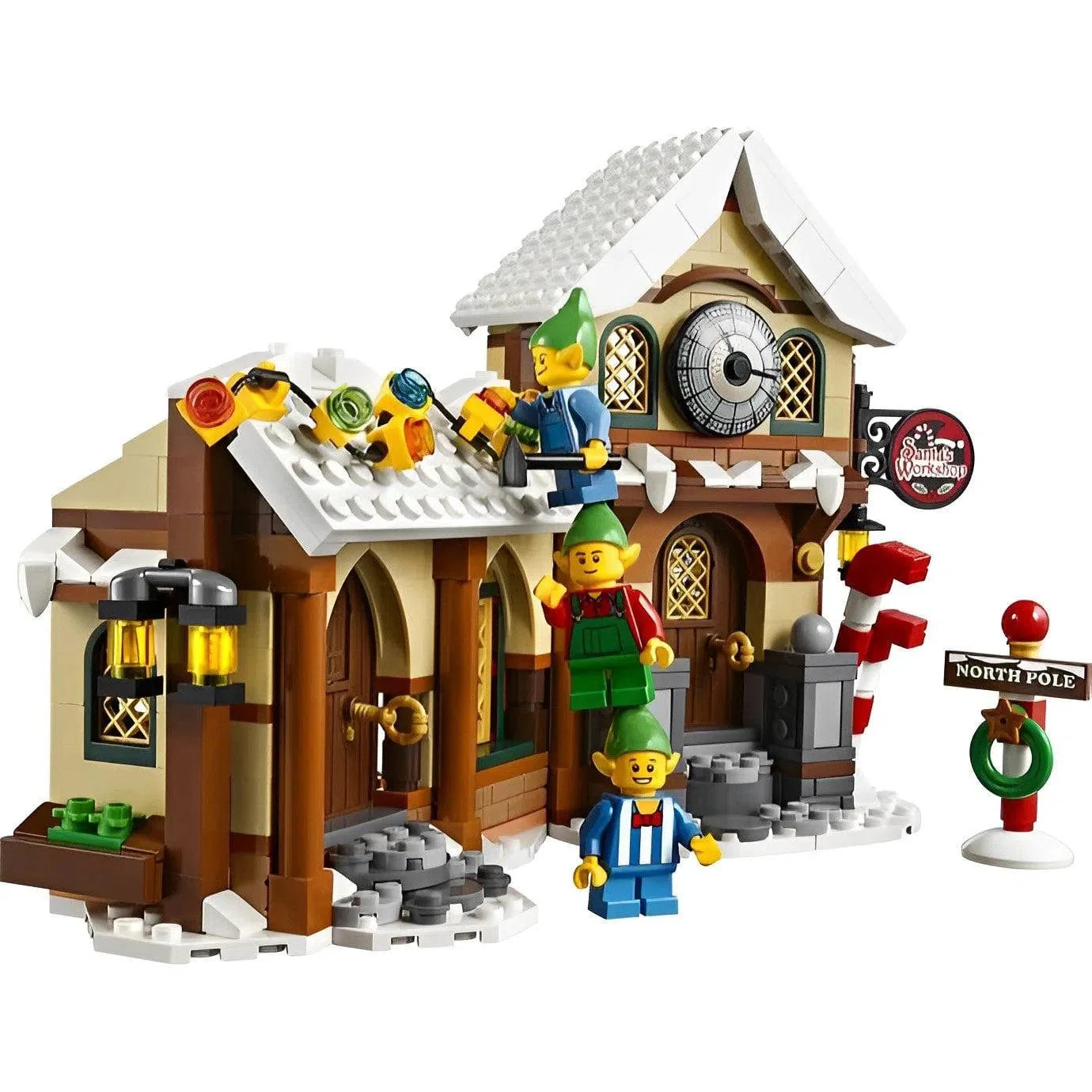 LEGO [Creator Expert] - Santa's Workshop Building Set - Winter Village Collection Series (10245) - Image 4