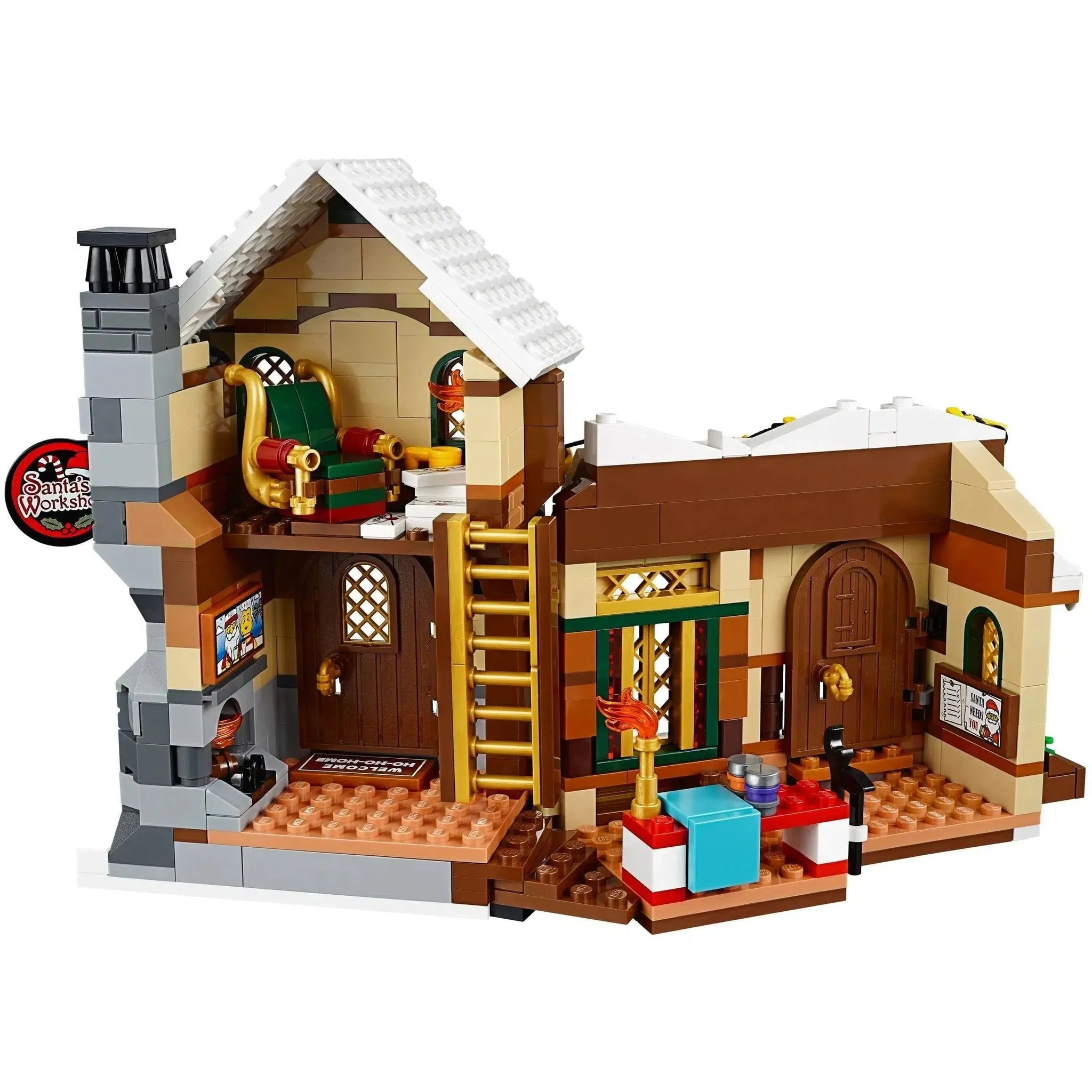 LEGO [Creator Expert] - Santa's Workshop Building Set - Winter Village Collection Series (10245) - Image 5