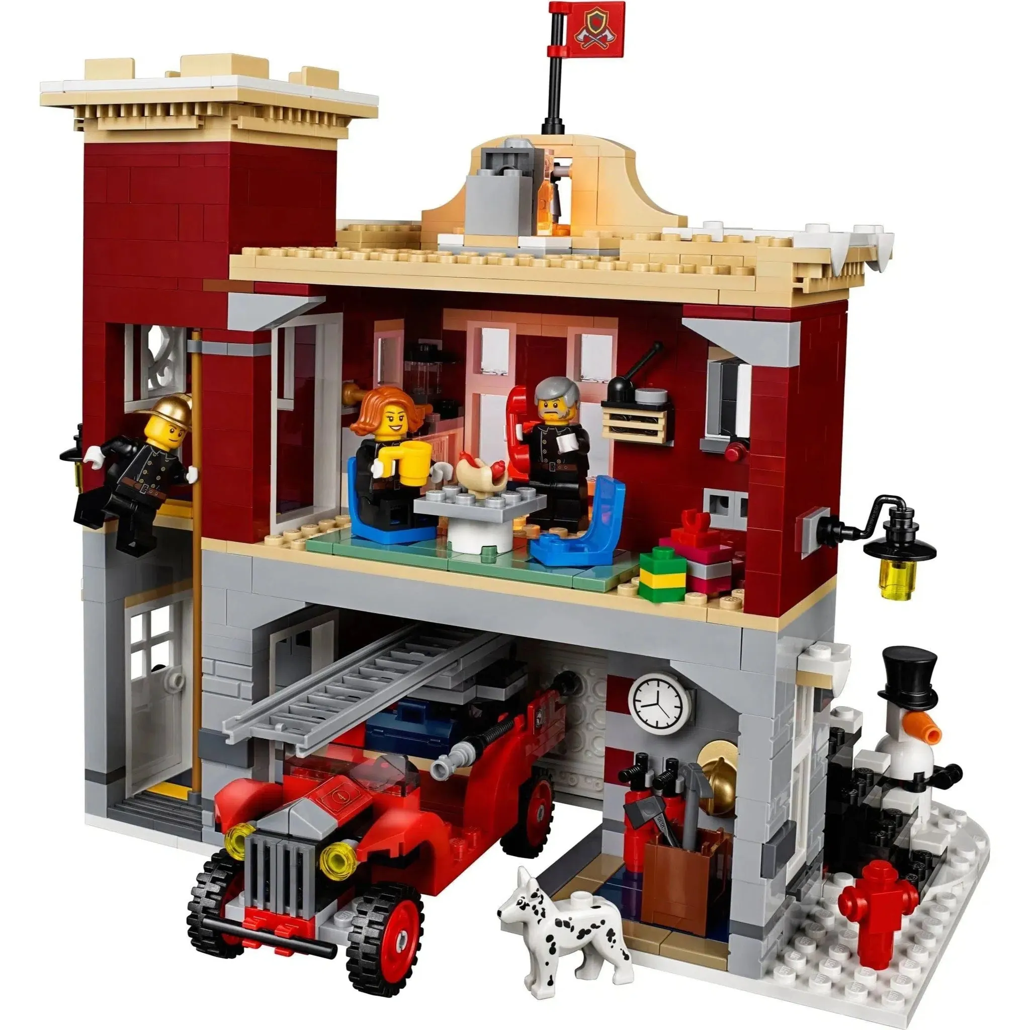 LEGO [Creator Expert] - Winter Village Fire Station Building Set - Winter Village Collection Series (10263) - Image 2