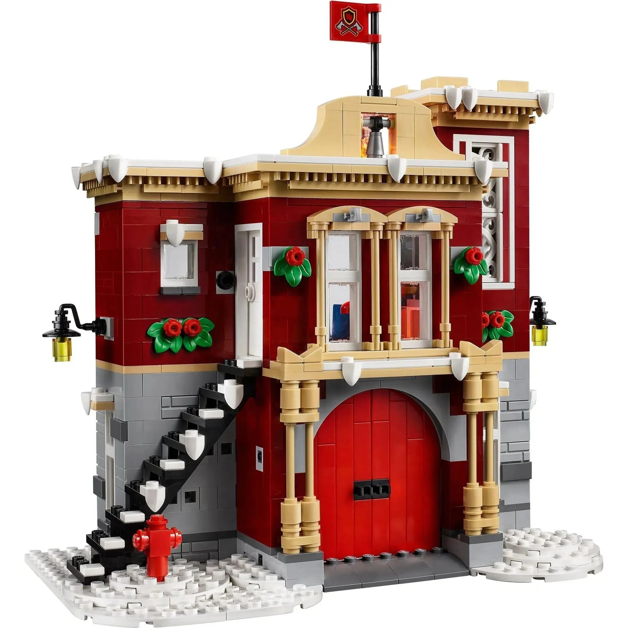 LEGO [Creator Expert] - Winter Village Fire Station Building Set - Winter Village Collection Series (10263) - Image 3