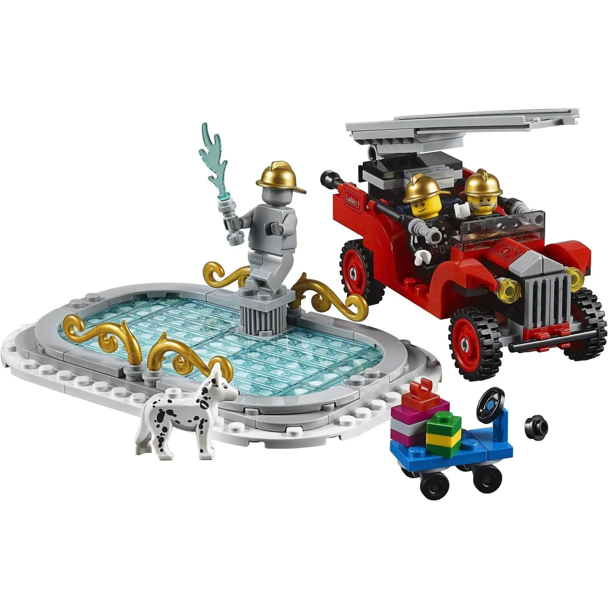 LEGO [Creator Expert] - Winter Village Fire Station Building Set - Winter Village Collection Series (10263) - Image 6