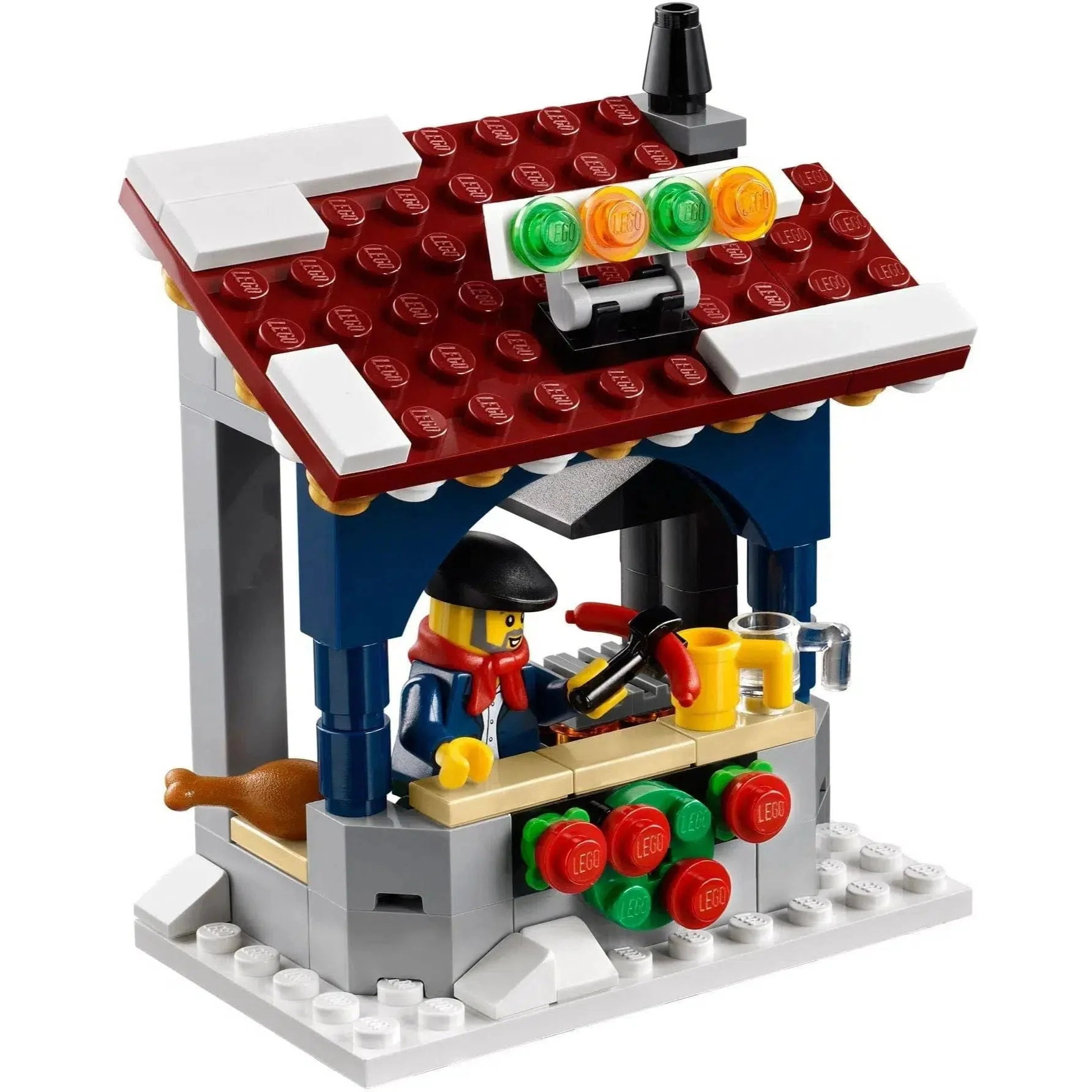 LEGO [Creator Expert] - Winter Village Market Building Set - Winter Village Collection Series (10235) - Image 4