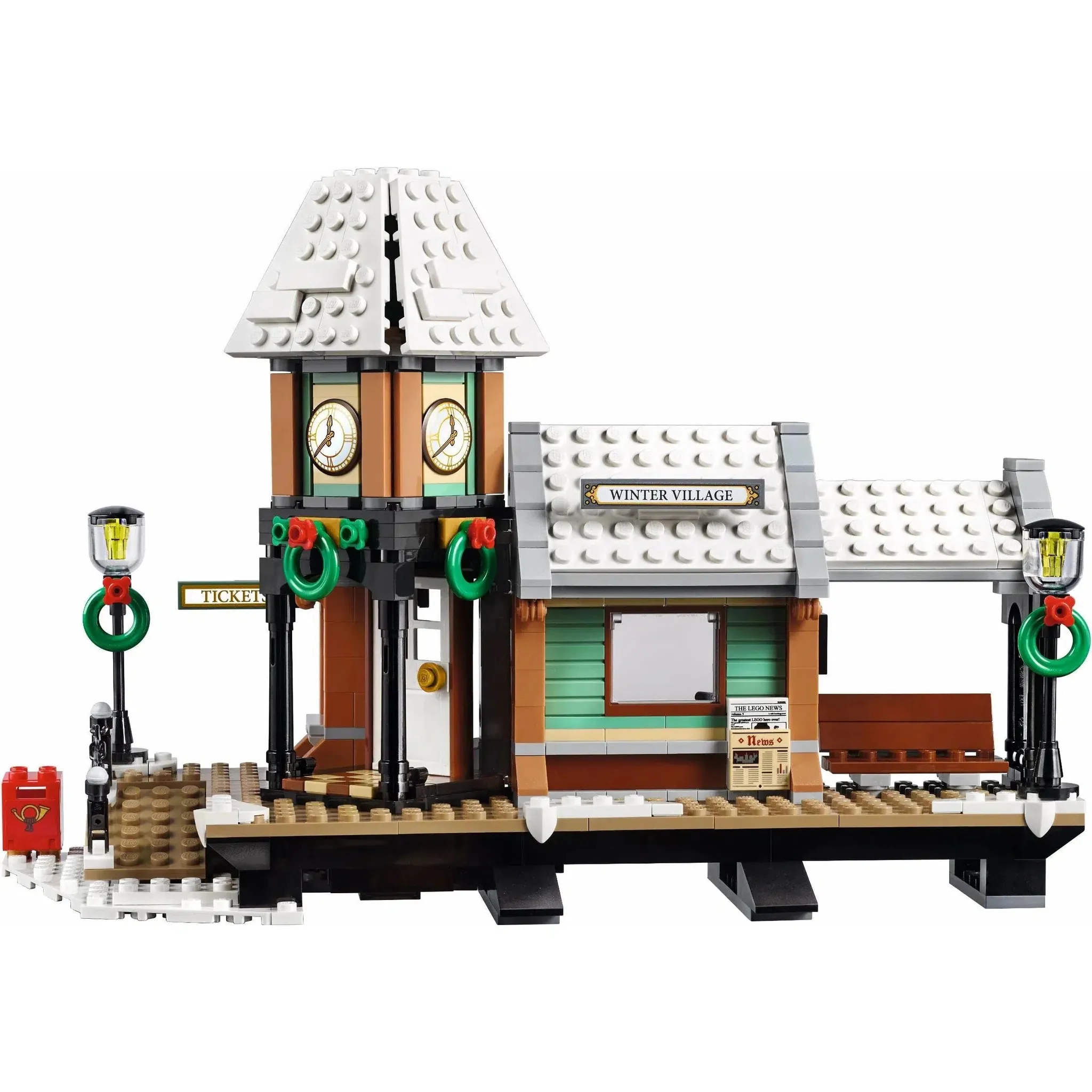 LEGO [Creator Expert] - Winter Village Station Building Set - Winter Village Collection Series (10259) - Image 3