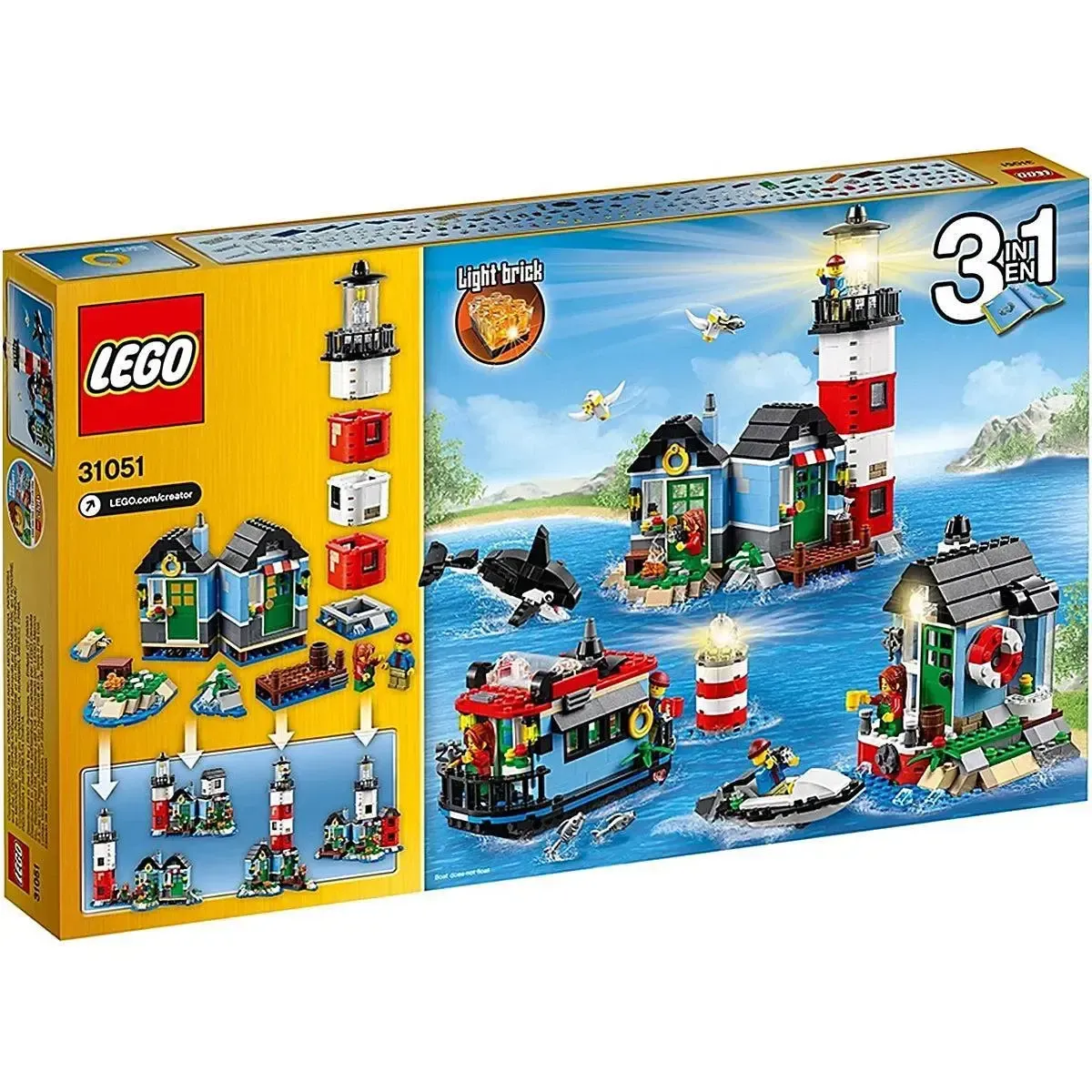 LEGO [Creator] - Lighthouse Point Building Set - 3 in 1 Series (31051) - Image 3