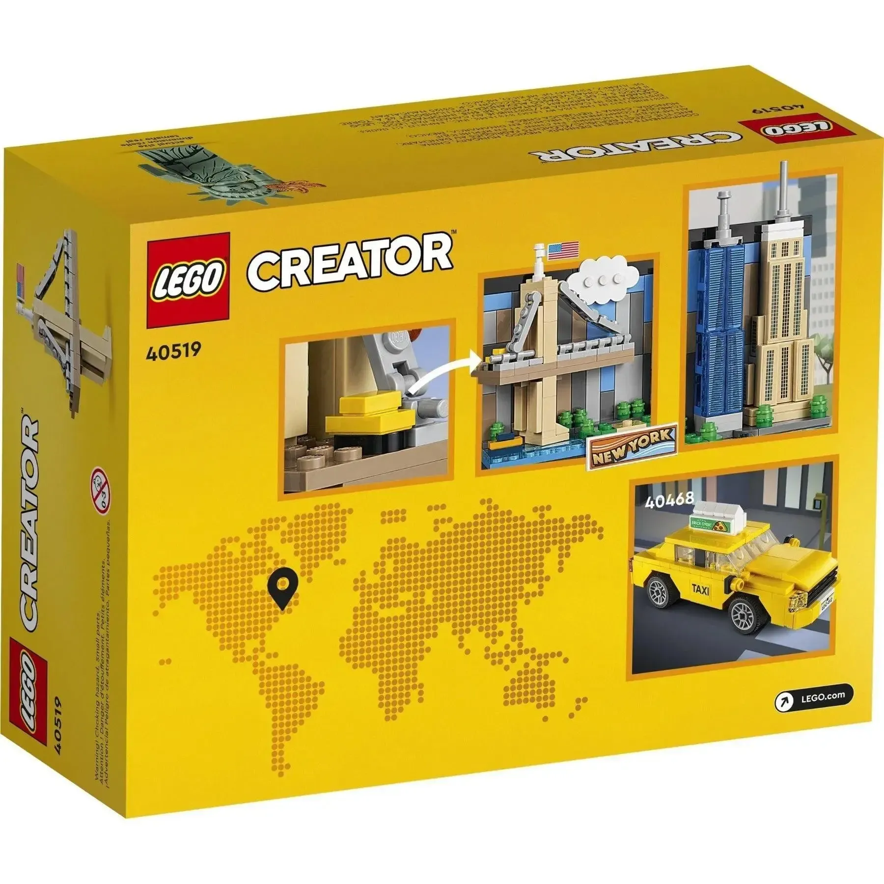 LEGO [Creator] - New York Postcard Building Set - Postcard Series (40519) - Image 3