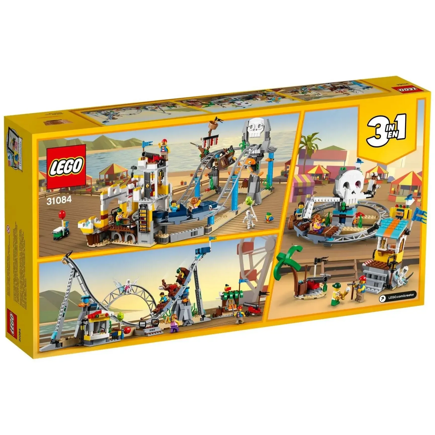 LEGO [Creator] - Pirate Roller Coaster Building Set - 3 in 1 Series (31084) - Image 3