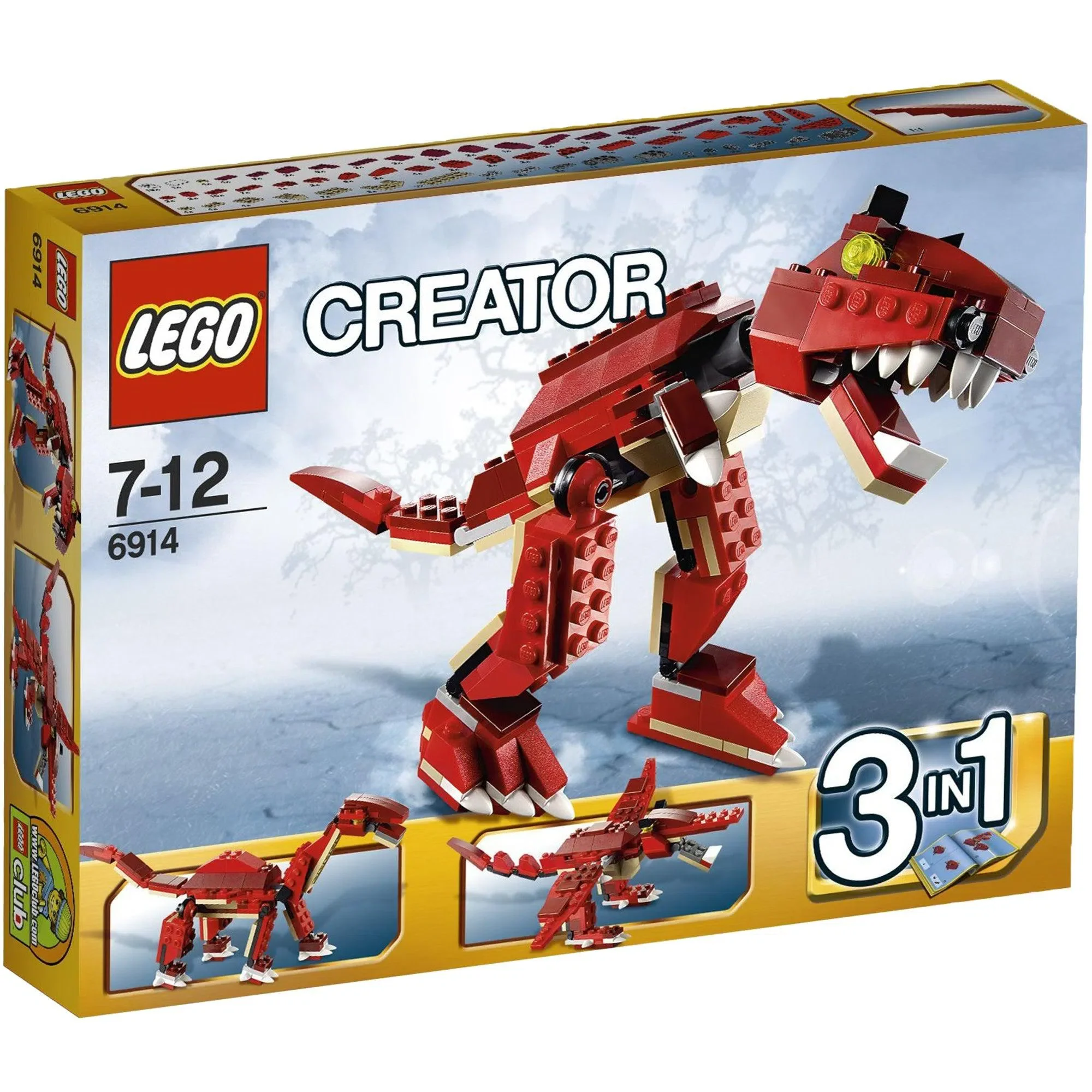 LEGO [Creator] - Prehistoric Hunters Building Set - 3 in 1 Series (6914)
