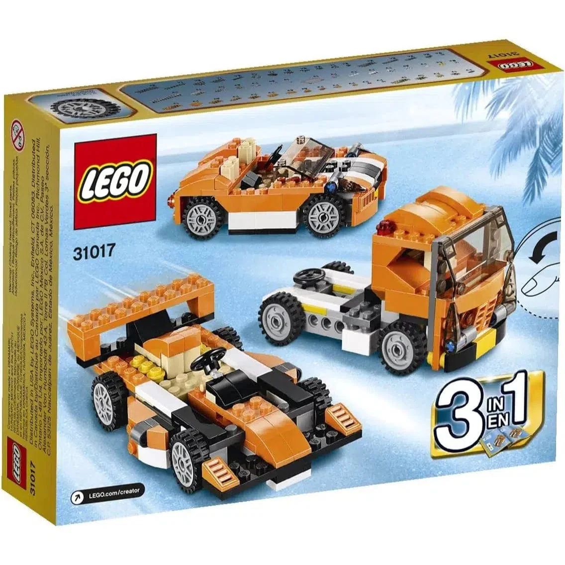LEGO [Creator] - Sunset Speeder Building Set - 3 in 1 Series (31017) - Image 6