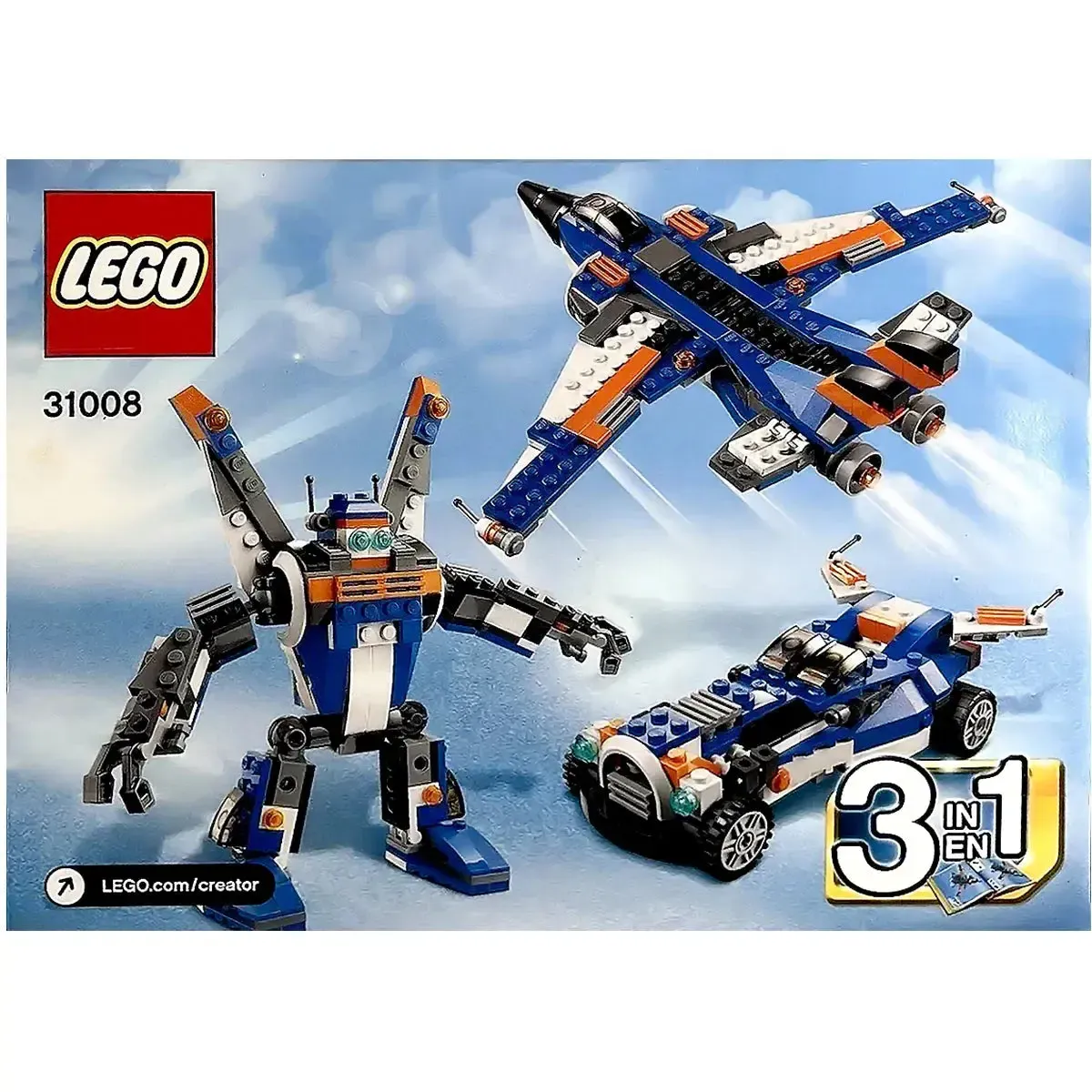 LEGO [Creator] - Thunder Wings Building Set - 3 in 1 Series (31008) - Image 5