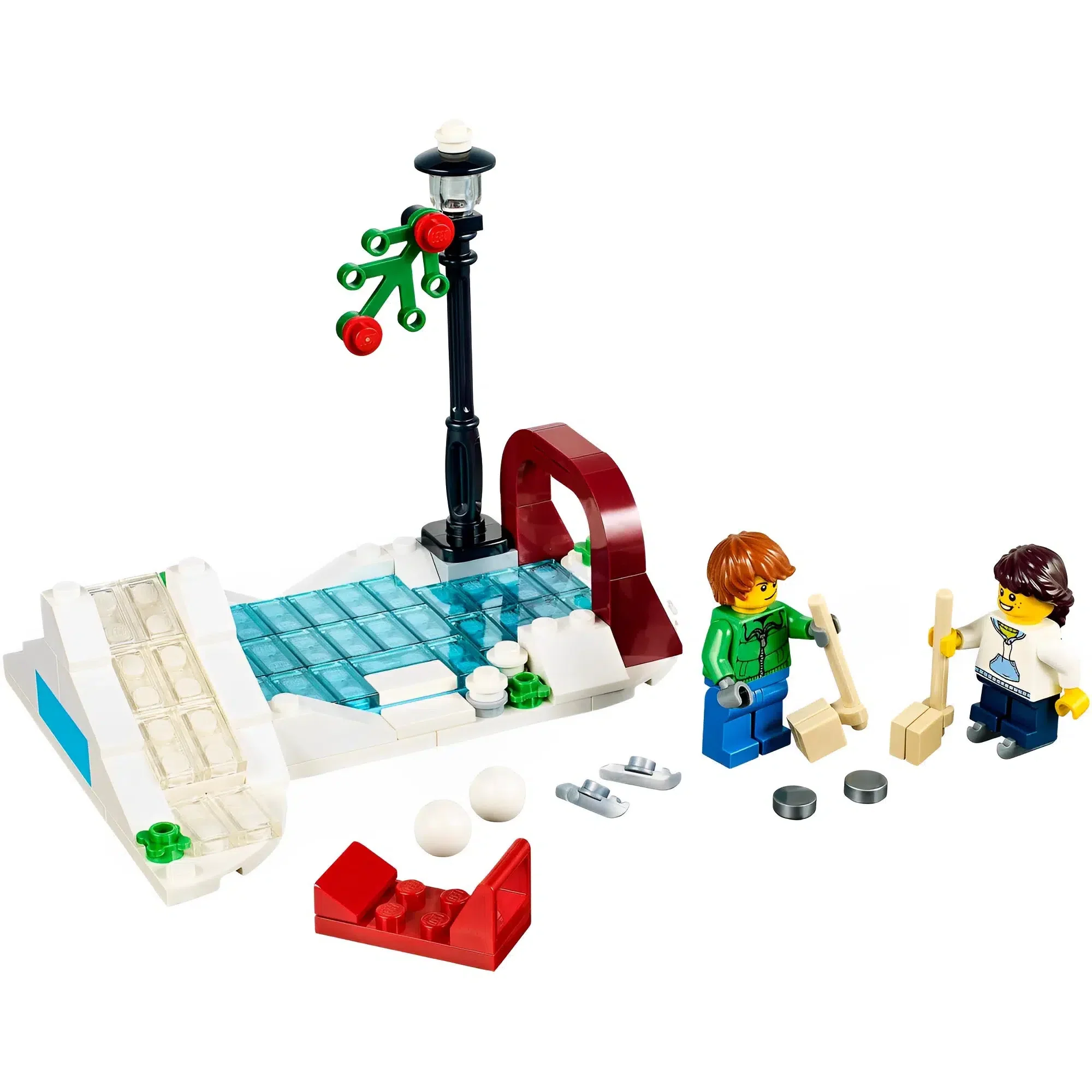 LEGO [Creator] - Winter Skating Scene Building Set - Seasonal Series (40107) - Image 2