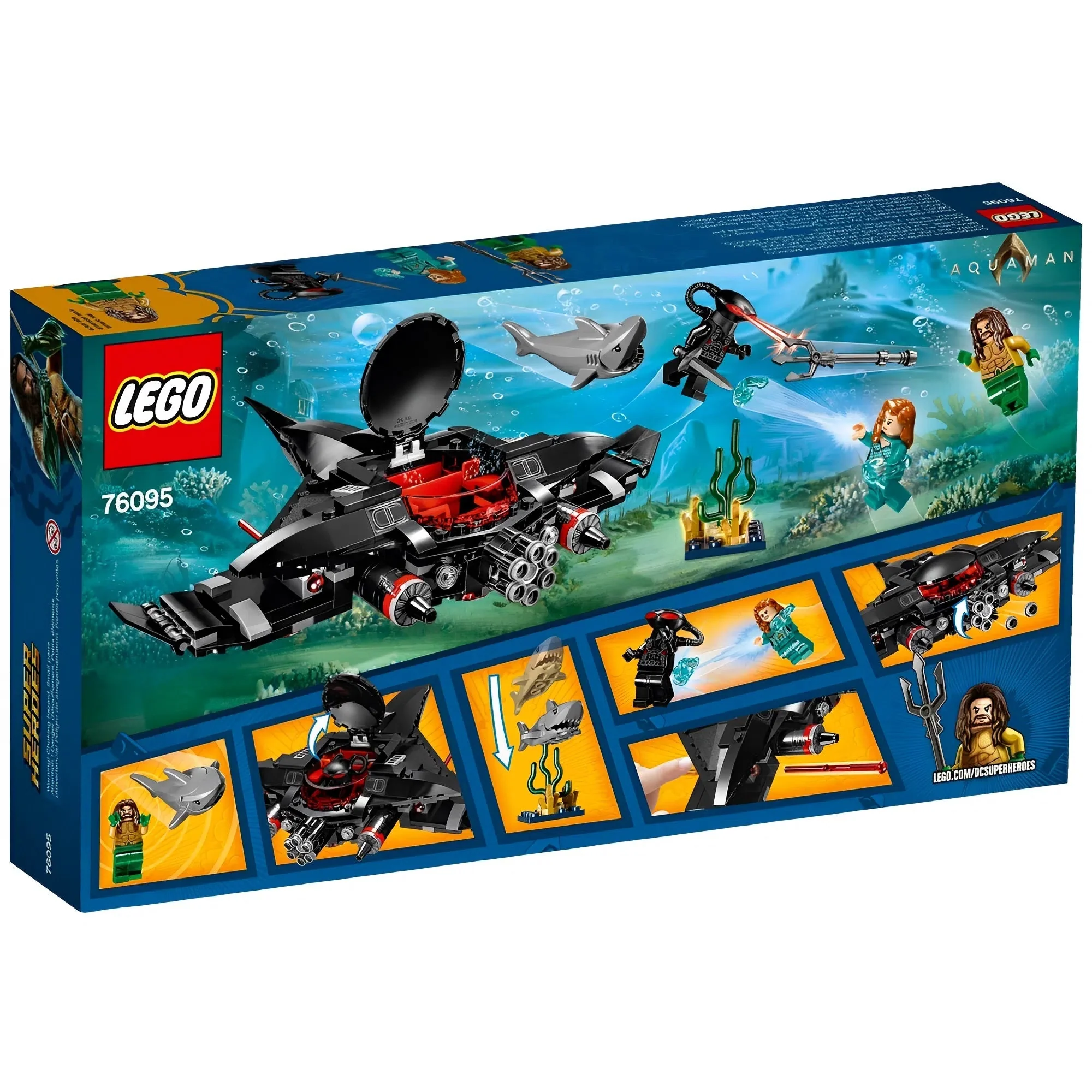 LEGO [DC Comics Super Heroes] - Aquaman: Black Manta Strike Building Set - Aquaman Series (76095) - Image 5