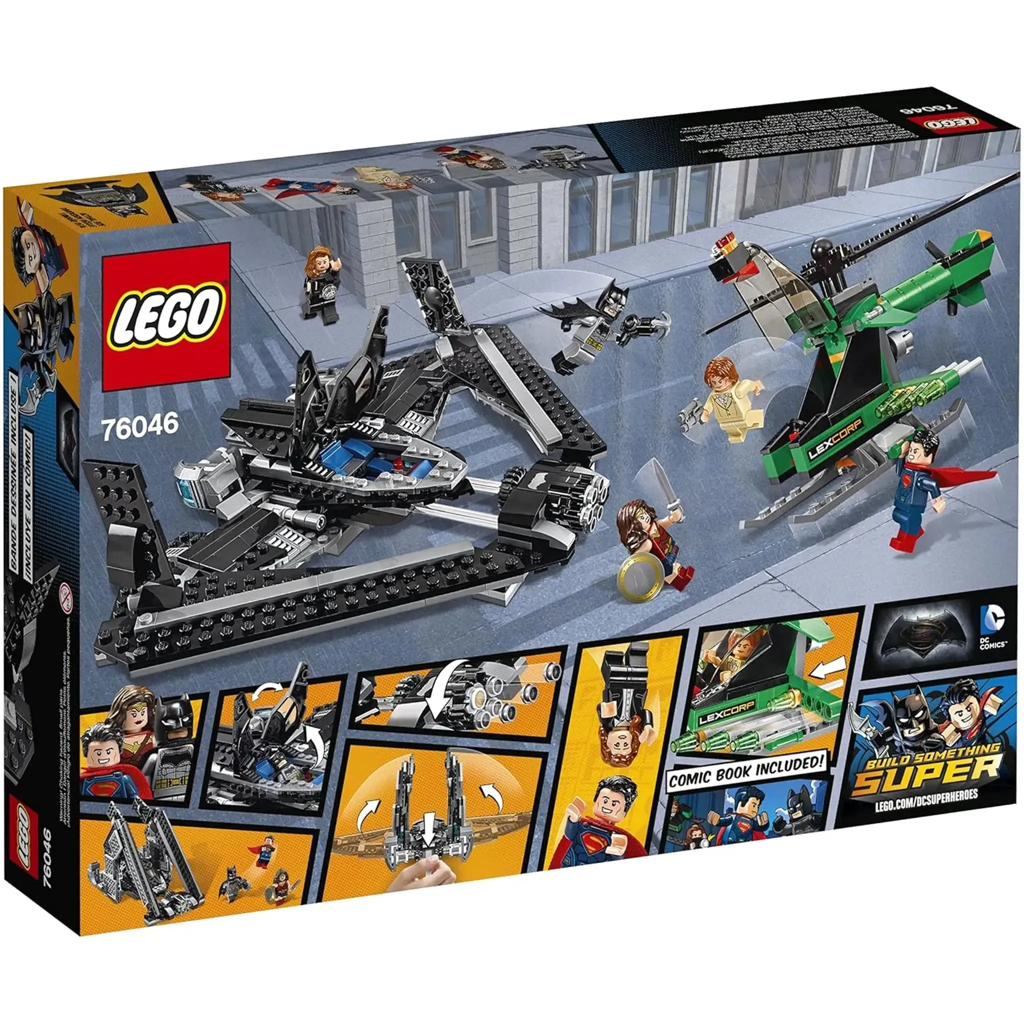 LEGO [DC Comics Super Heroes] - Heroes of Justice: Sky High Battle Building Set - Batman v Superman: Dawn of Justice Series (76046) - Image 3