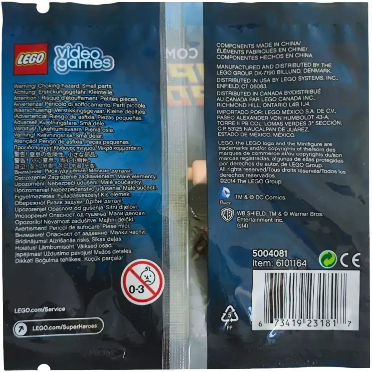 LEGO [DC Comics Super Heroes] - Plastic Man Building Set - Justice League Series (5004081) - Image 3