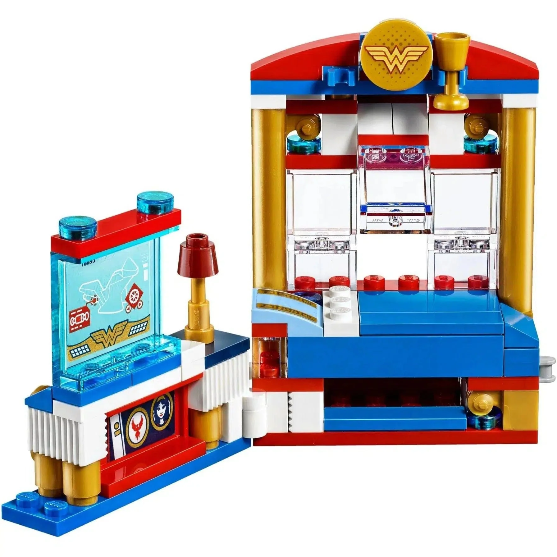 LEGO [DC Comics Super Heroes] - Wonder Woman Dorm Room Building Set - Series (41235) - Image 3
