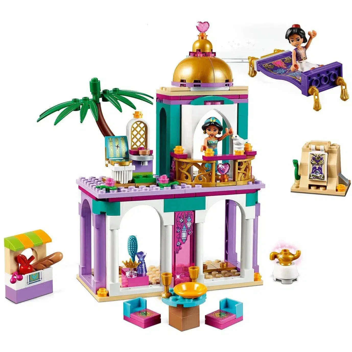 LEGO [Disney] - Aladdin's and Jasmine's Palace Adventures Building Set - Aladdin Series (41161) - Image 3