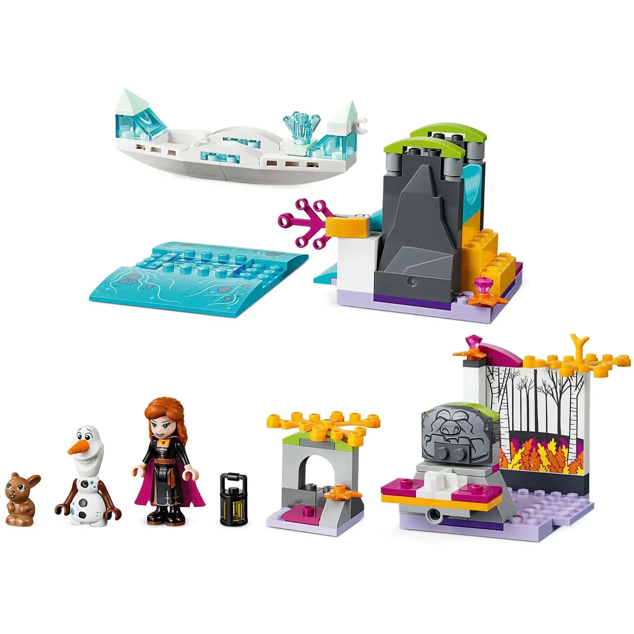 LEGO [Disney] - Anna's Canoe Expedition Building Set - Frozen II Series (41165) - Image 2