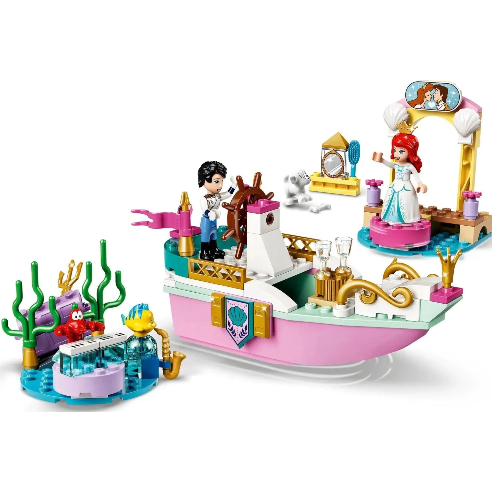 LEGO [Disney] - Ariel's Celebration Boat Building Set - The Little Mermaid Series (43191) - Image 4