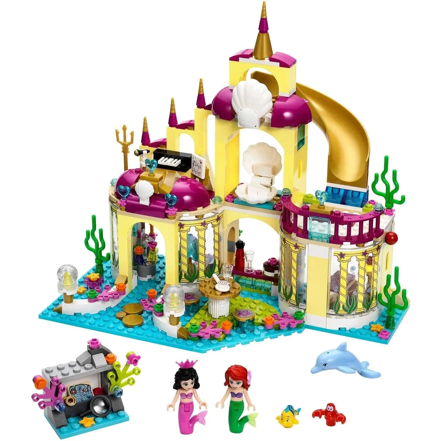 LEGO [Disney] - Ariel's Undersea Palace Building Set - The Little Mermaid Series (41063) - Image 2