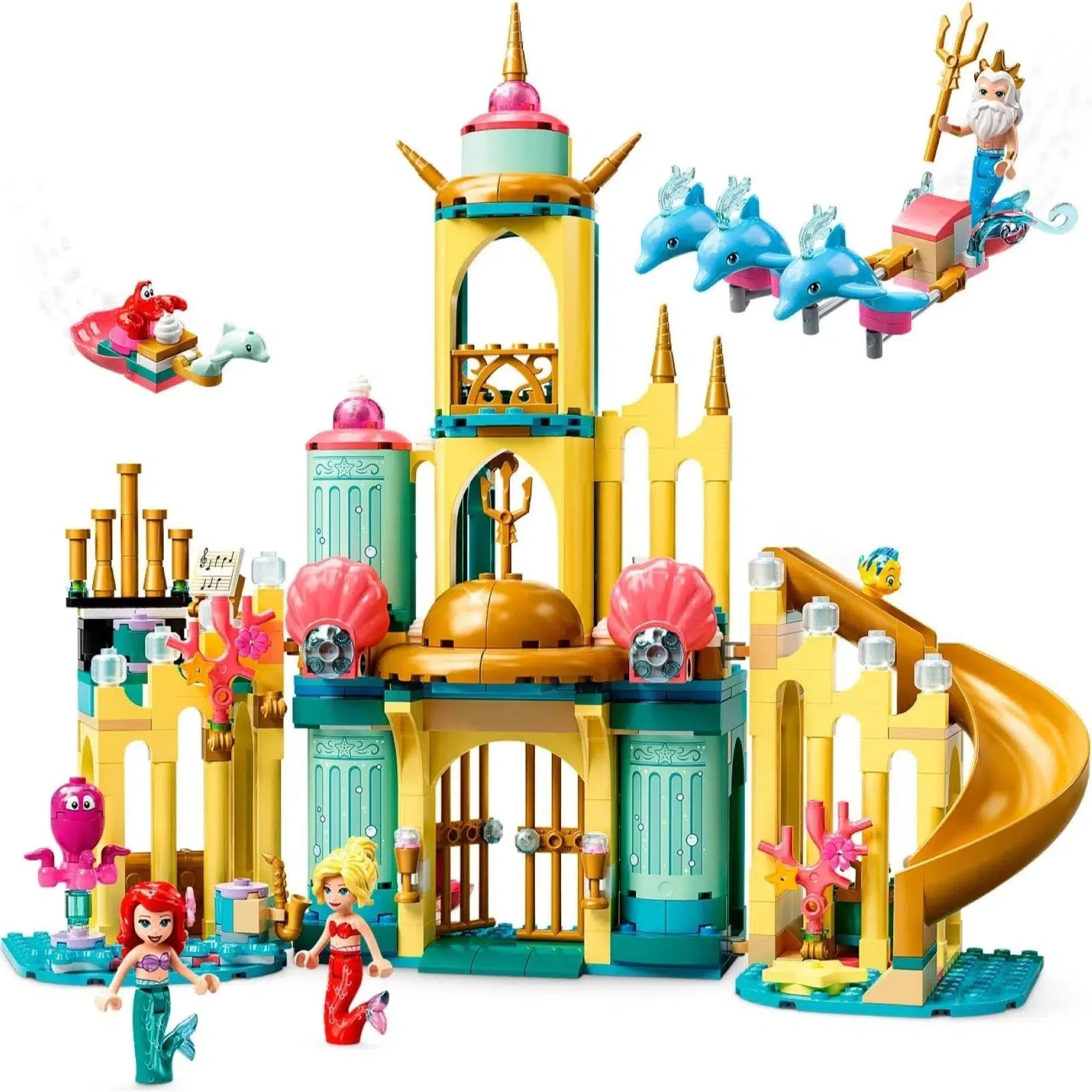 LEGO [Disney] - Ariel's Underwater Palace Building Set - The Little Mermaid Series (43207) - Image 2