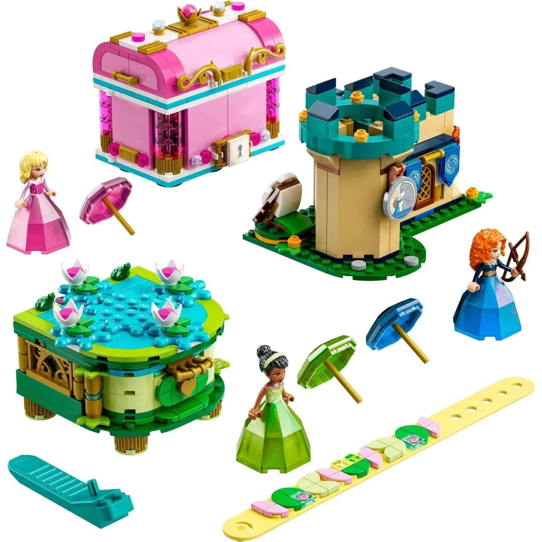 LEGO [Disney] - Aurora, Merida and Tiana's Enchanted Creations Building Set - Disney Princess Series (43203) - Image 2