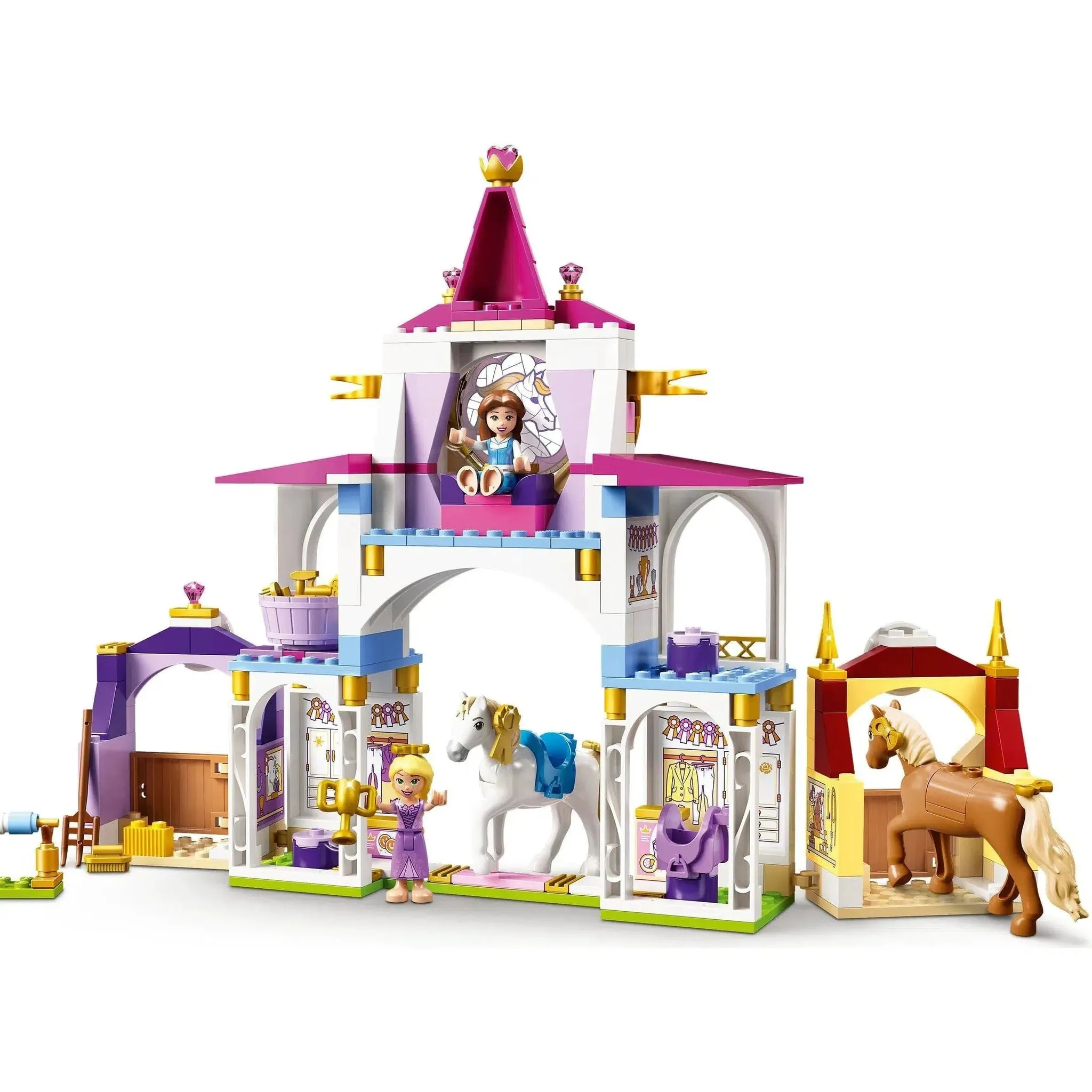 LEGO [Disney] - Belle and Rapunzel's Royal Stables Building Set - Disney Princess Series (43195) - Image 3