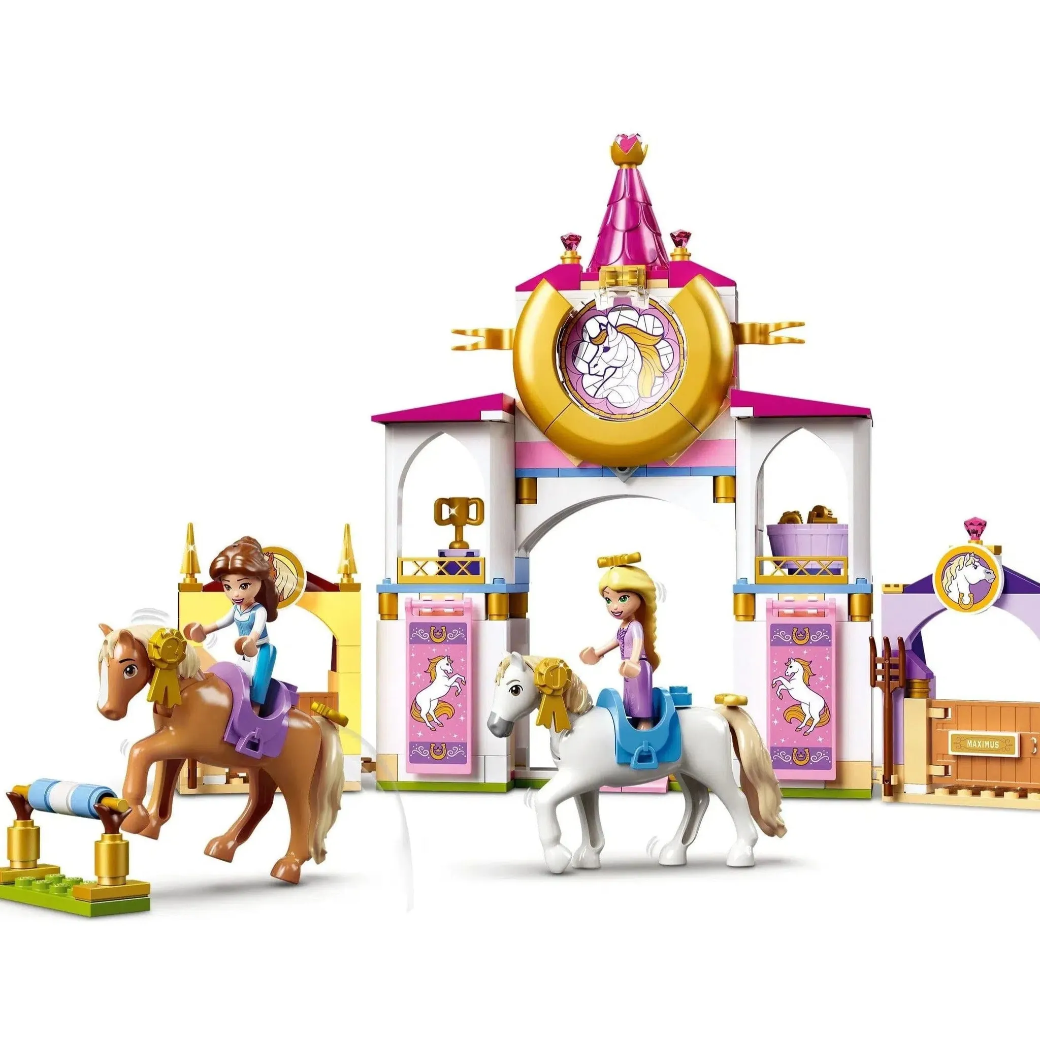 LEGO [Disney] - Belle and Rapunzel's Royal Stables Building Set - Disney Princess Series (43195) - Image 4