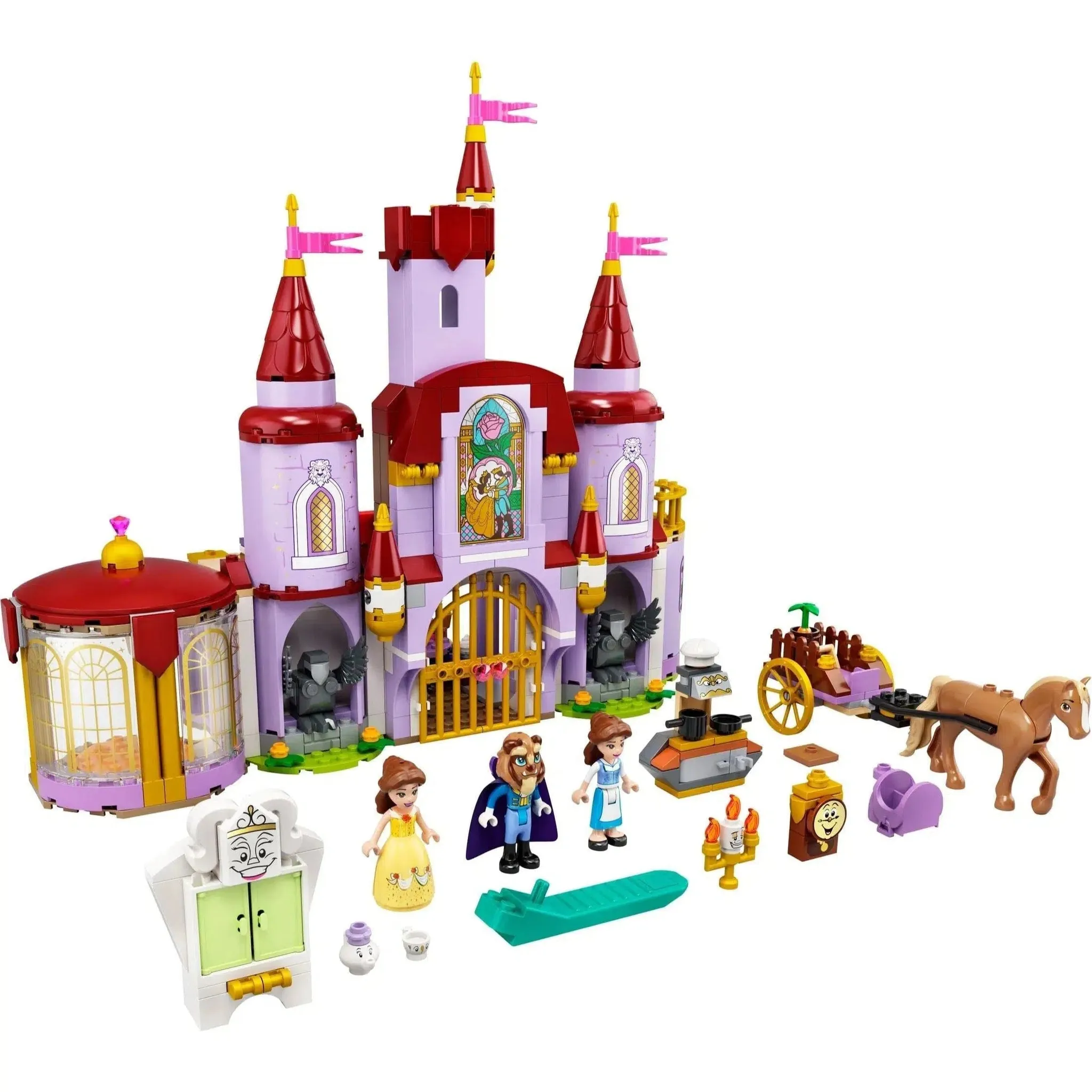 LEGO [Disney] - Belle and the Beast's Castle Building Set - Beauty and the Beast Series (43196) - Image 2