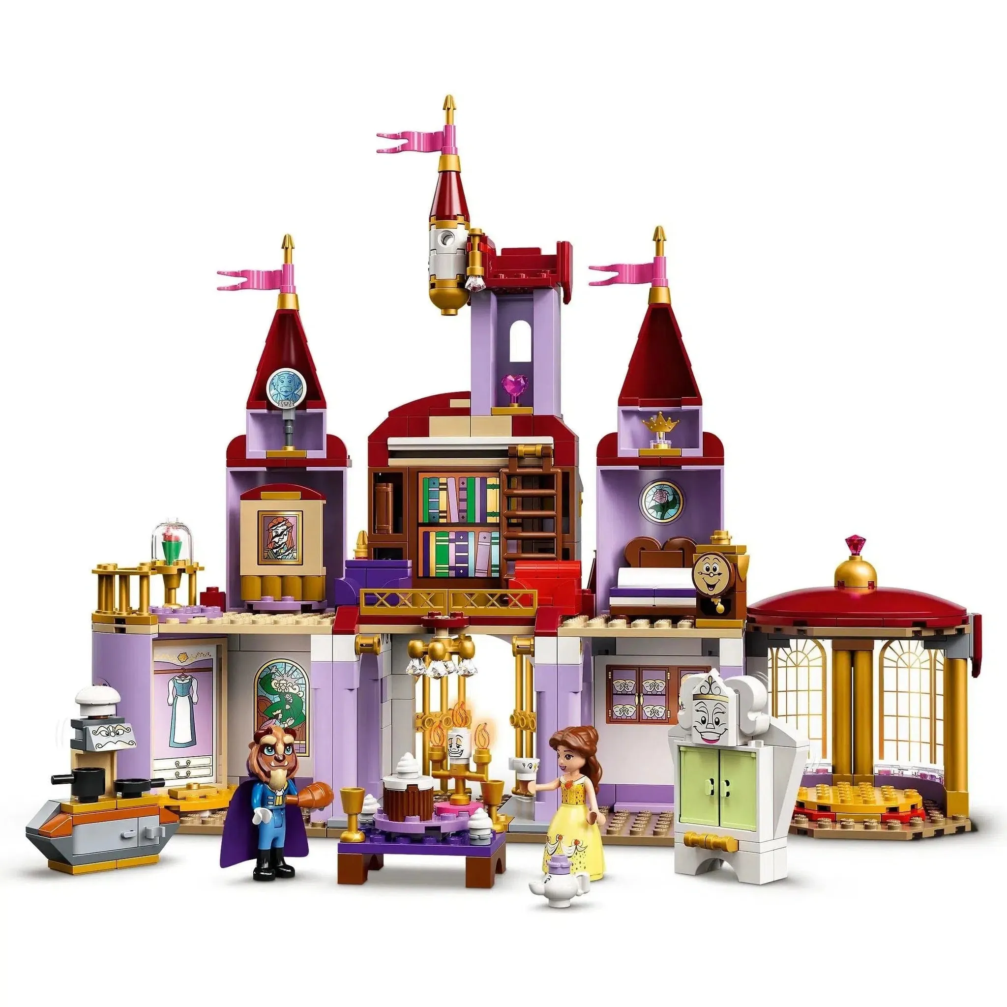 LEGO [Disney] - Belle and the Beast's Castle Building Set - Beauty and the Beast Series (43196) - Image 3