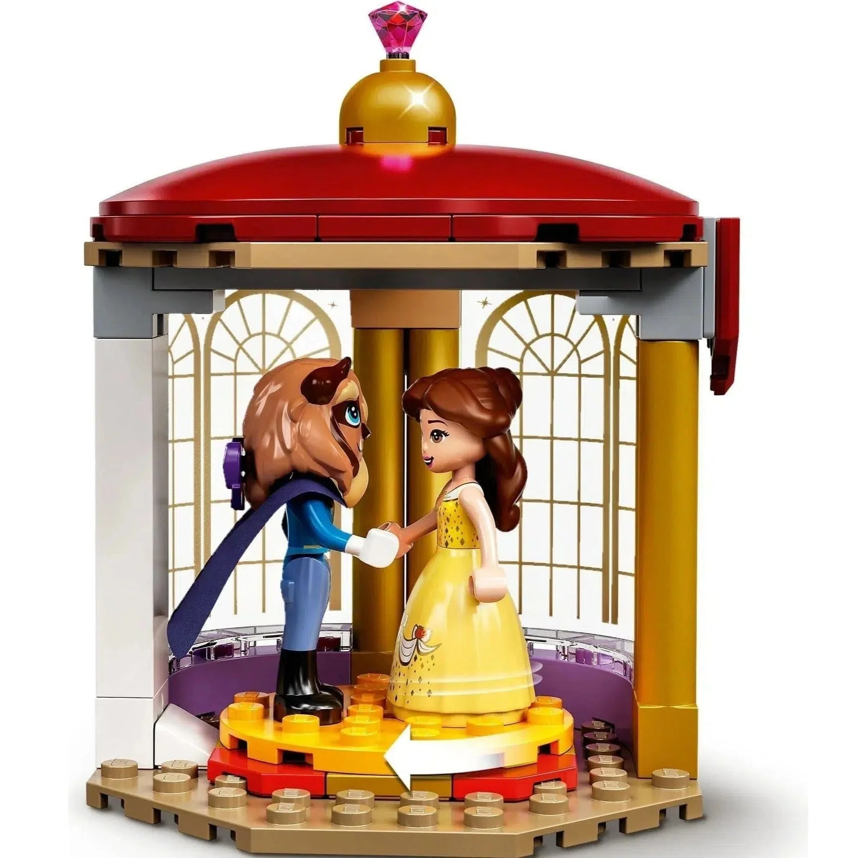 LEGO [Disney] - Belle and the Beast's Castle Building Set - Beauty and the Beast Series (43196) - Image 4