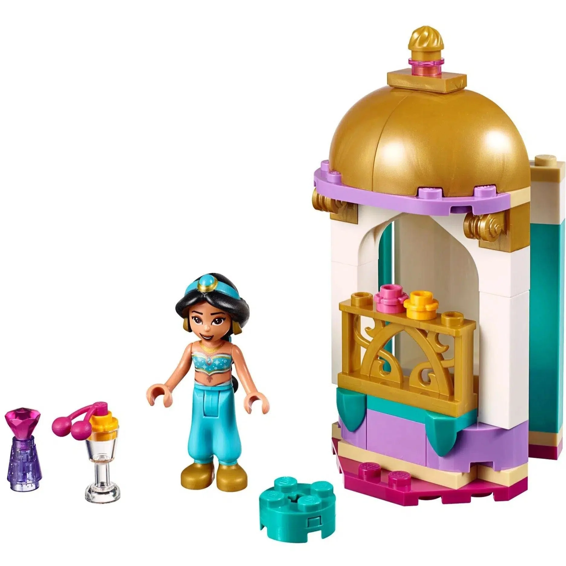 LEGO [Disney] - Jasmine's Petite Tower Building Set - Aladdin Series (41158) - Image 2
