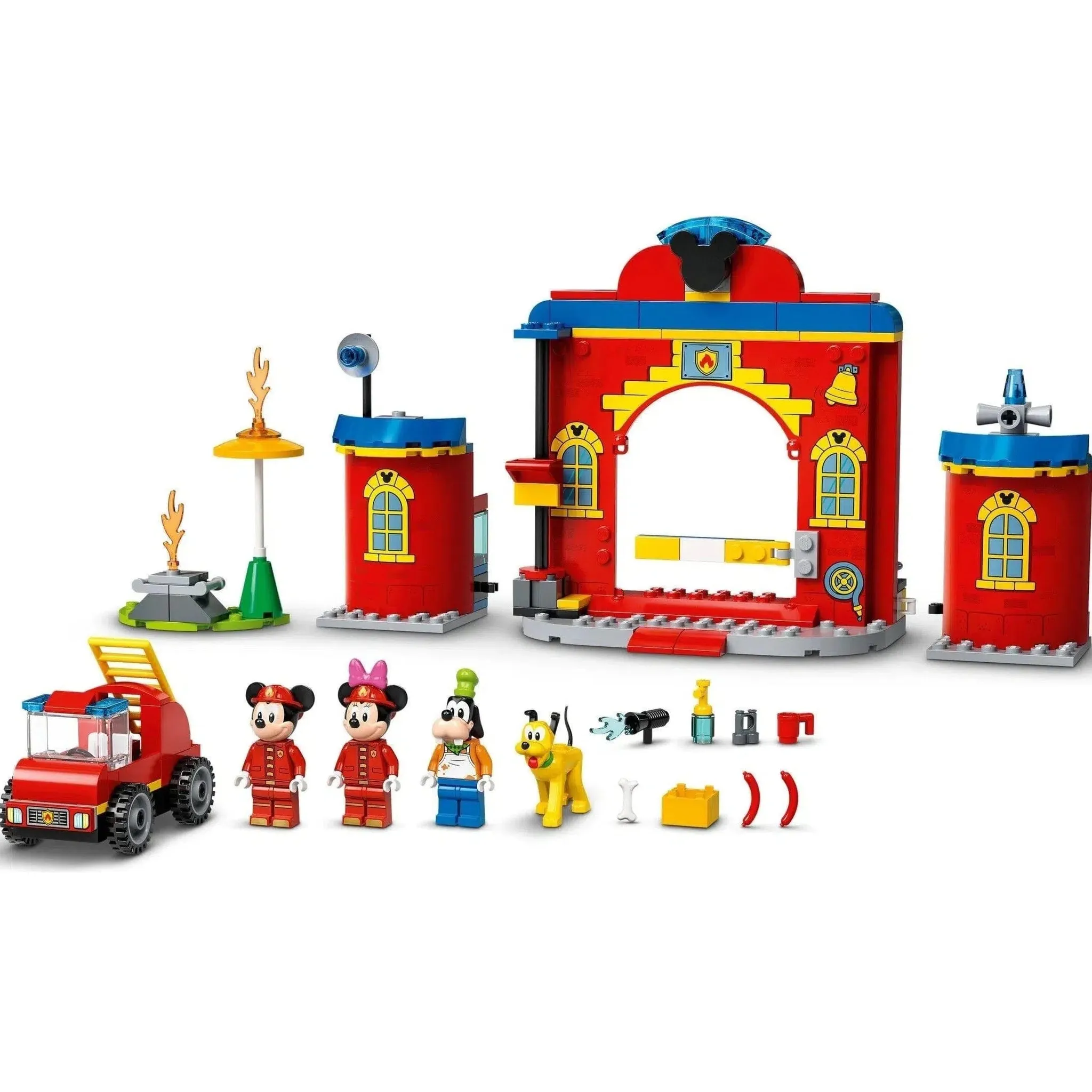 LEGO [Disney] - Mickey & Friends Fire Truck & Station Building Set - Mickey and Friends Series (10776) - Image 2
