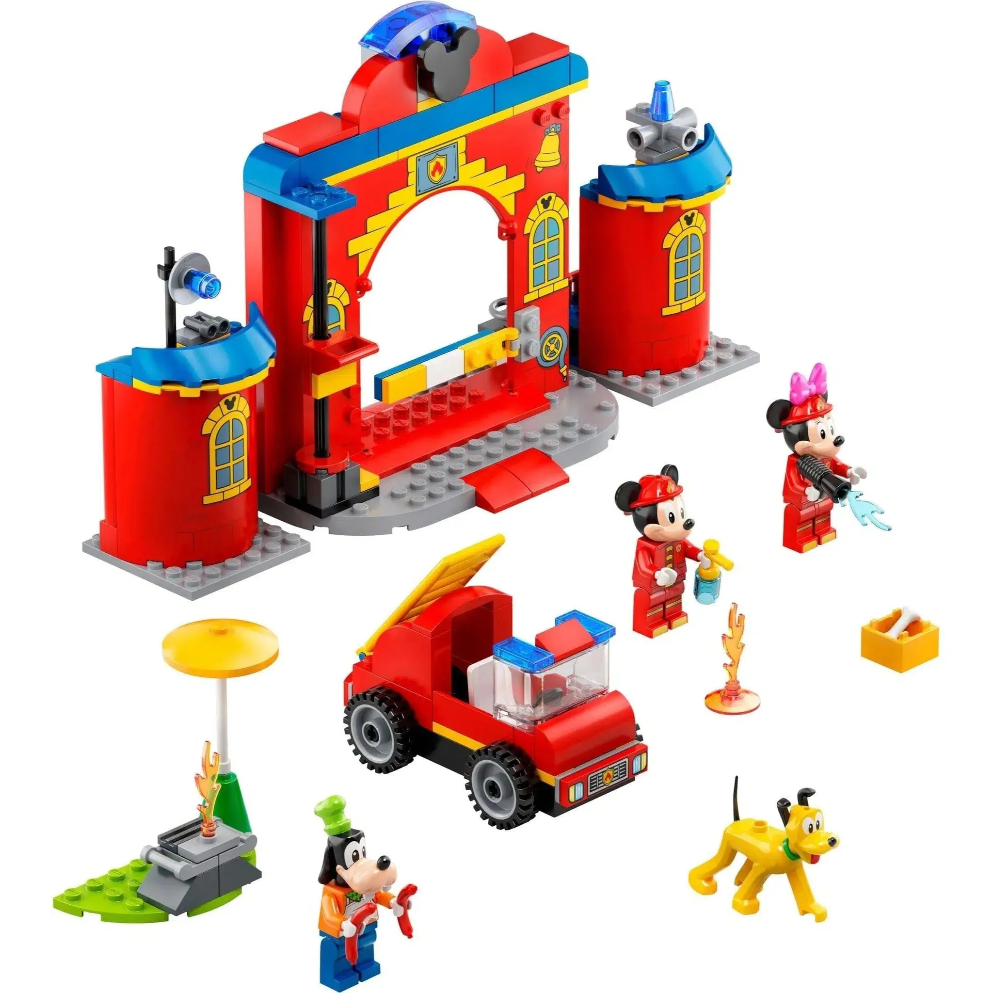 LEGO [Disney] - Mickey & Friends Fire Truck & Station Building Set - Mickey and Friends Series (10776) - Image 4