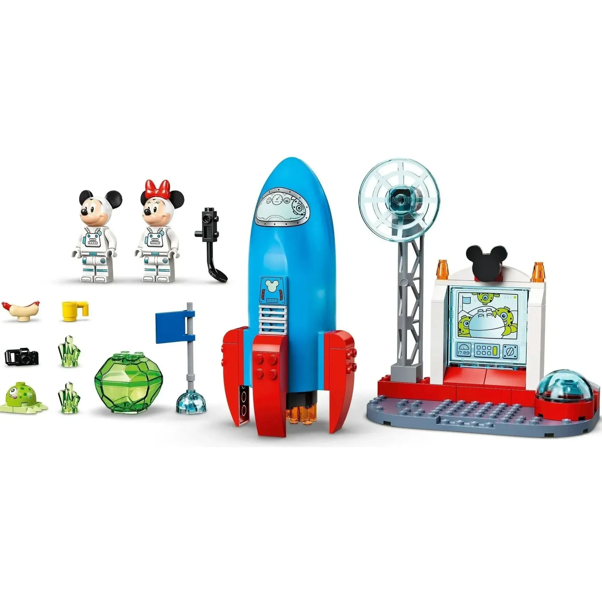 LEGO [Disney] - Mickey Mouse & Minnie Mouse's Space Rocket Building Set - Mickey and Friends Series (10774) - Image 2